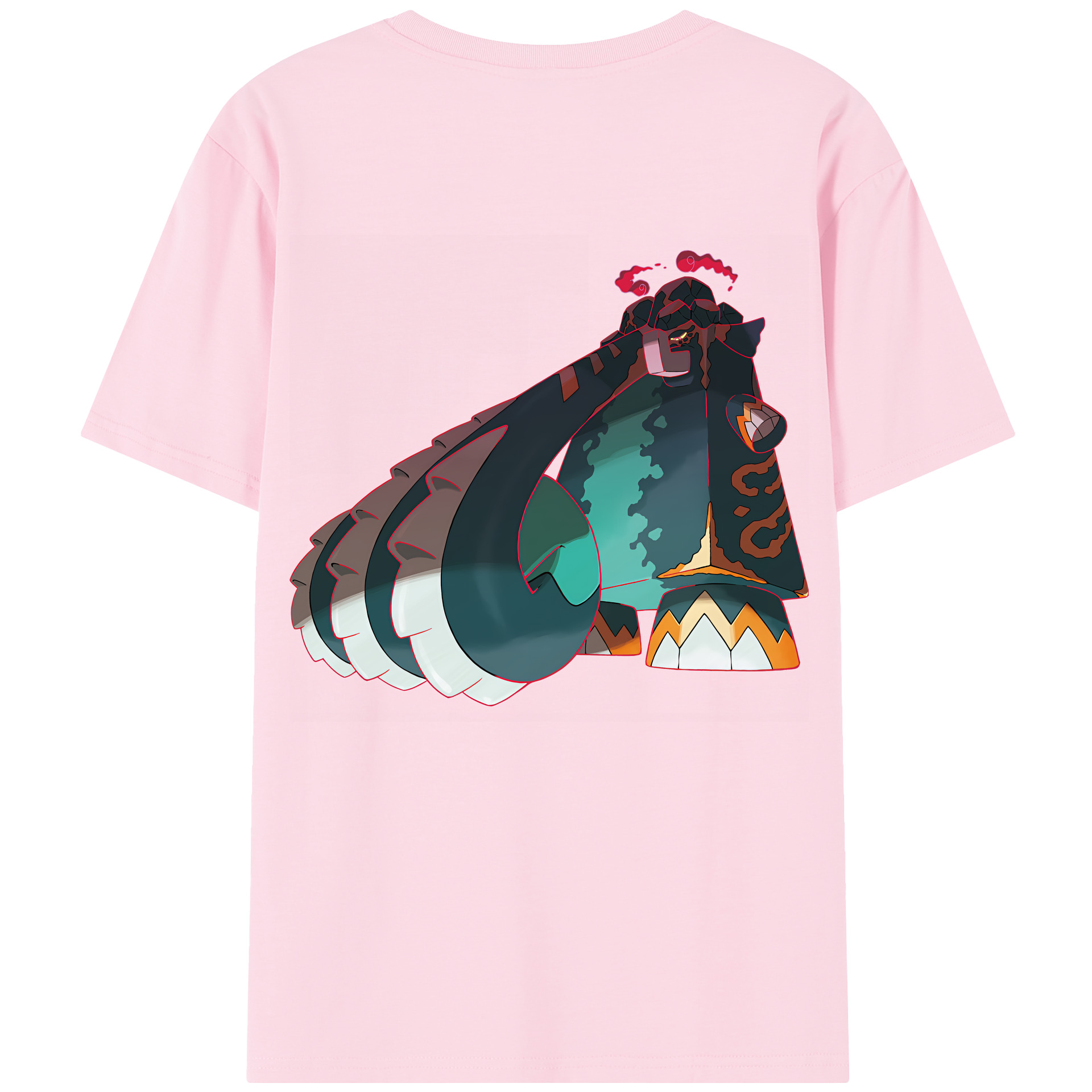 （画像用） ポケットモンスター Pokémon 綿100％半袖Tシャツ（背面プリント）