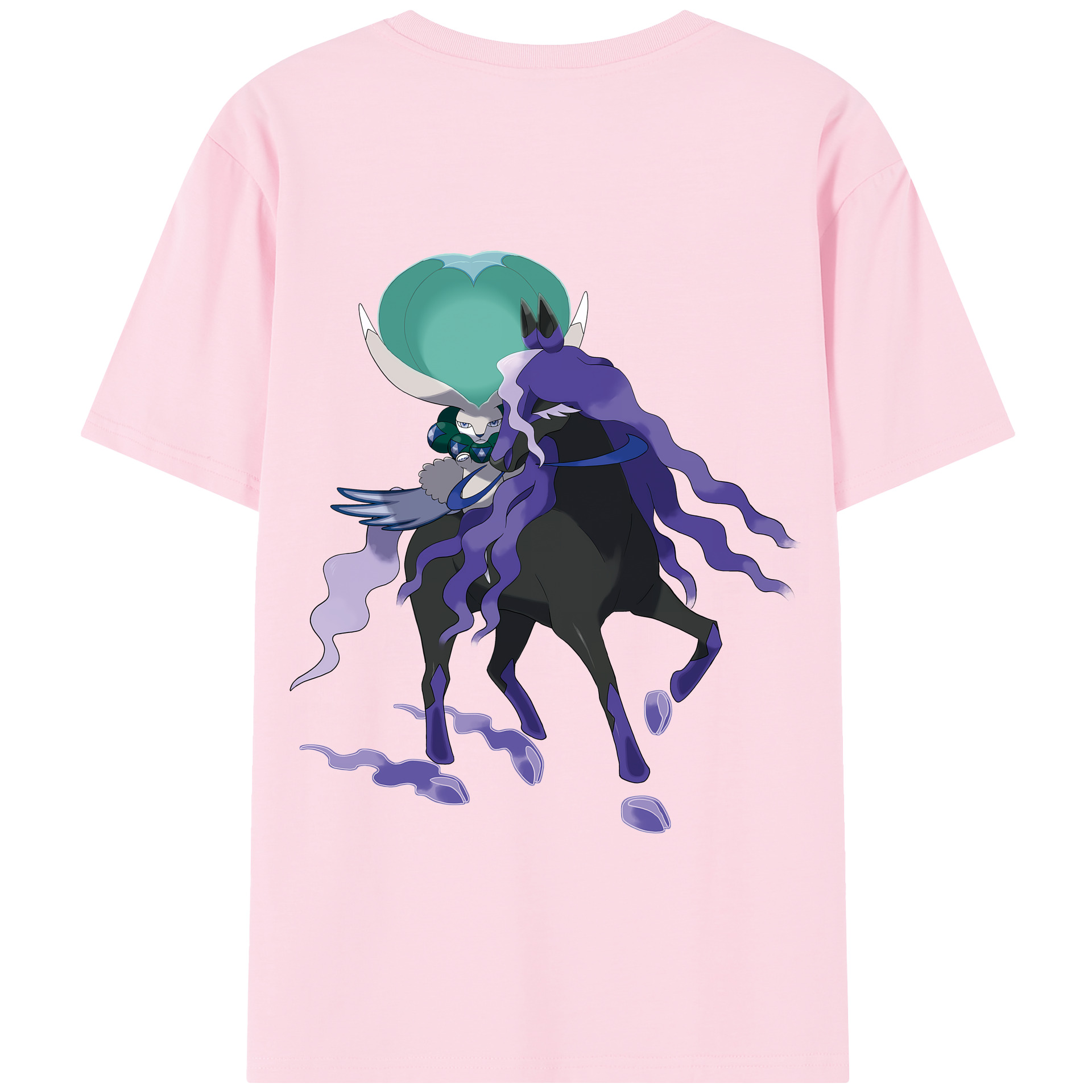 （画像用） ポケットモンスター Pokémon 綿100％半袖Tシャツ（背面プリント）