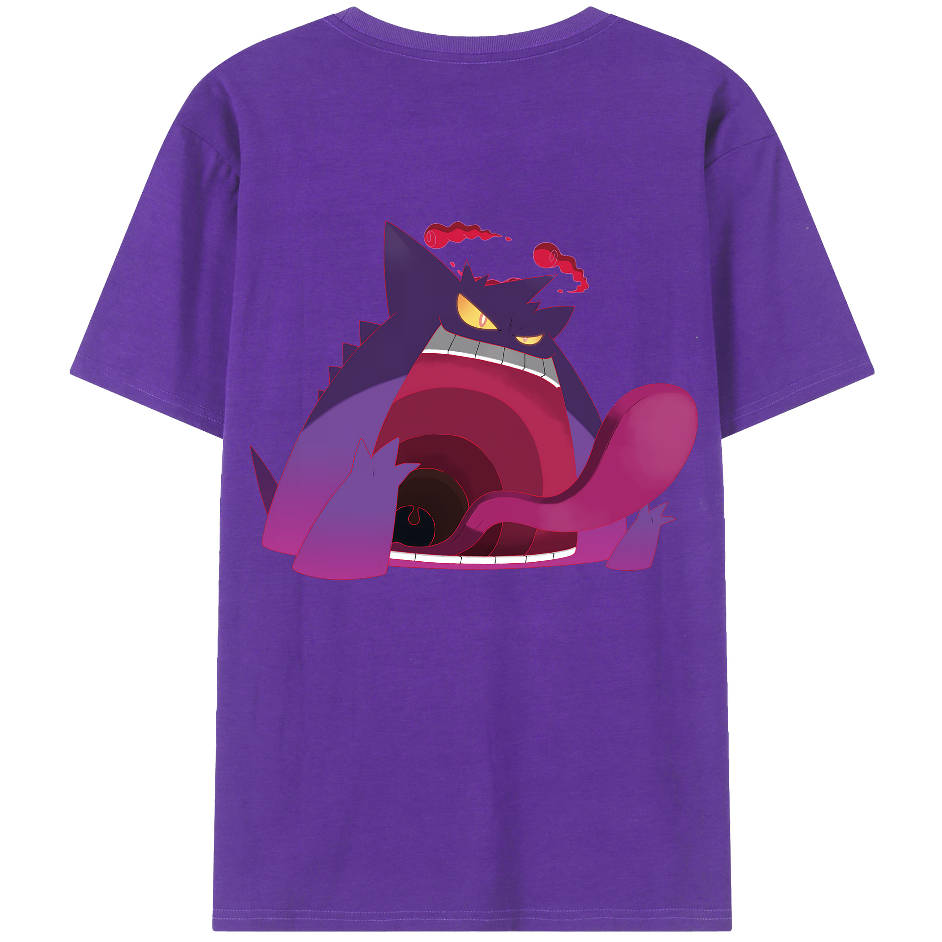 （画像用） ポケットモンスター Pokémon 綿100％半袖Tシャツ（背面プリント）