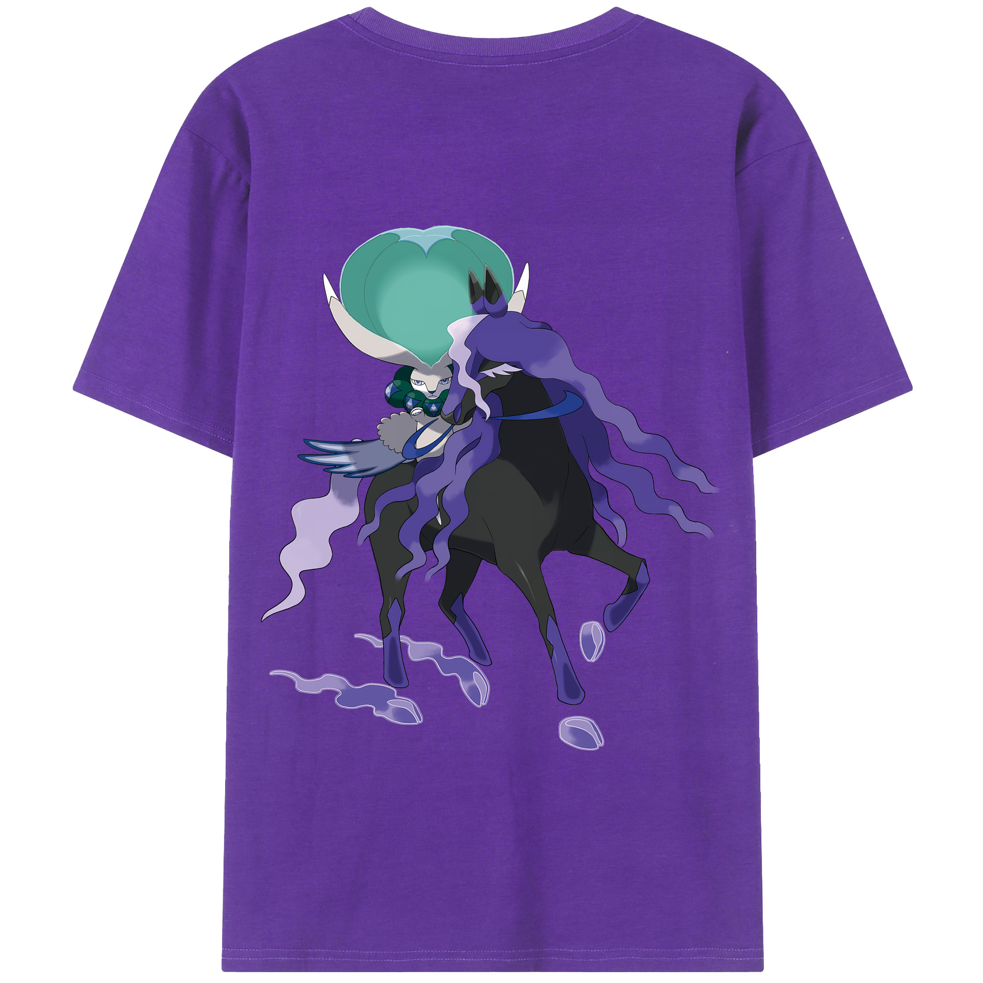 （画像用） ポケットモンスター Pokémon 綿100％半袖Tシャツ（背面プリント）
