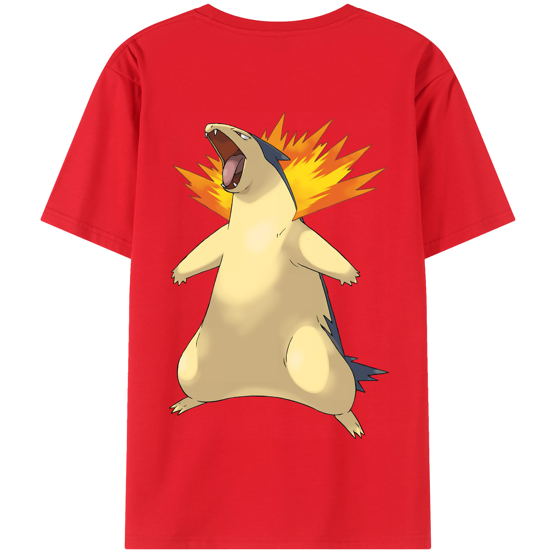 （画像用） ポケットモンスター Pokémon 綿100％半袖Tシャツ（背面プリント）