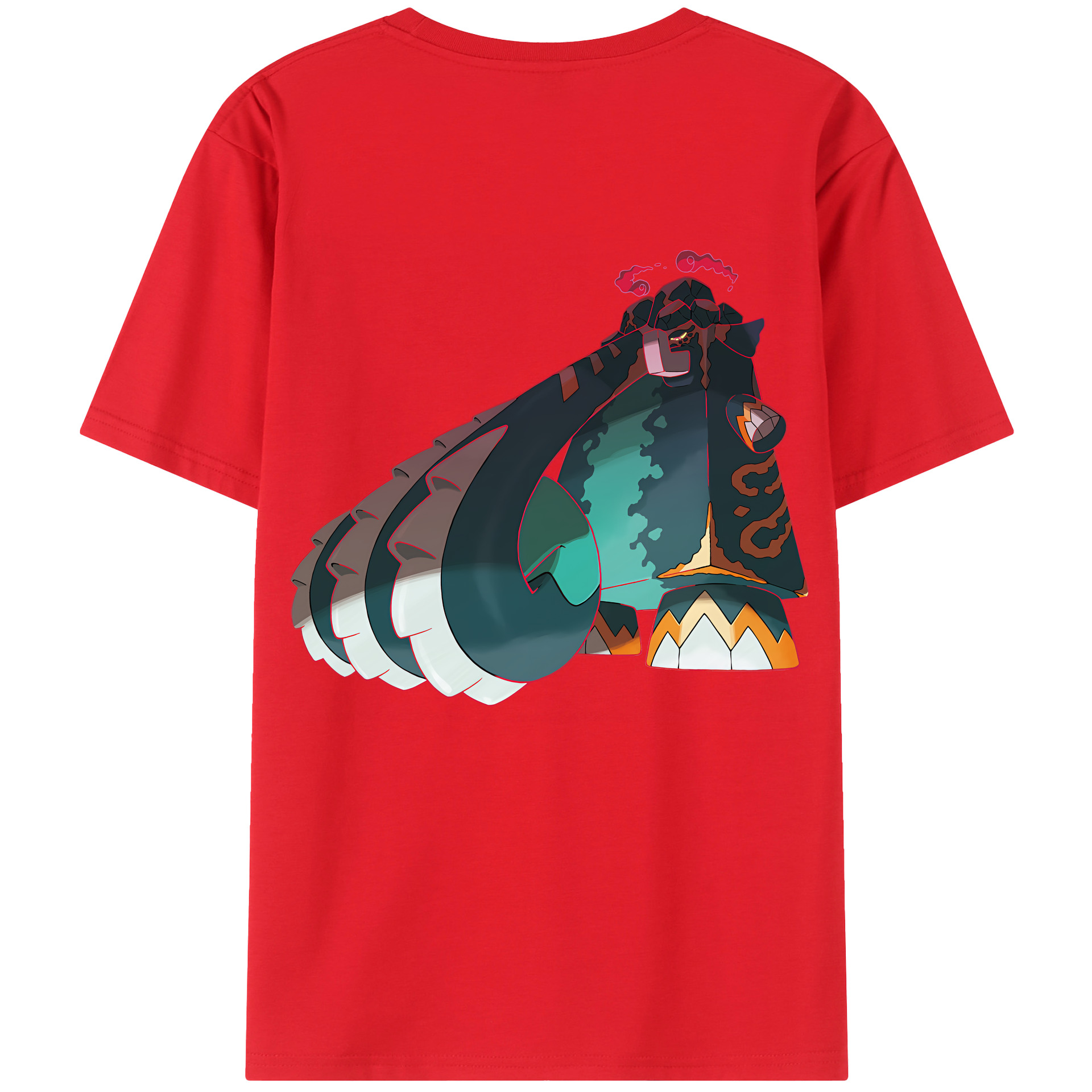 （画像用） ポケットモンスター Pokémon 綿100％半袖Tシャツ（背面プリント）