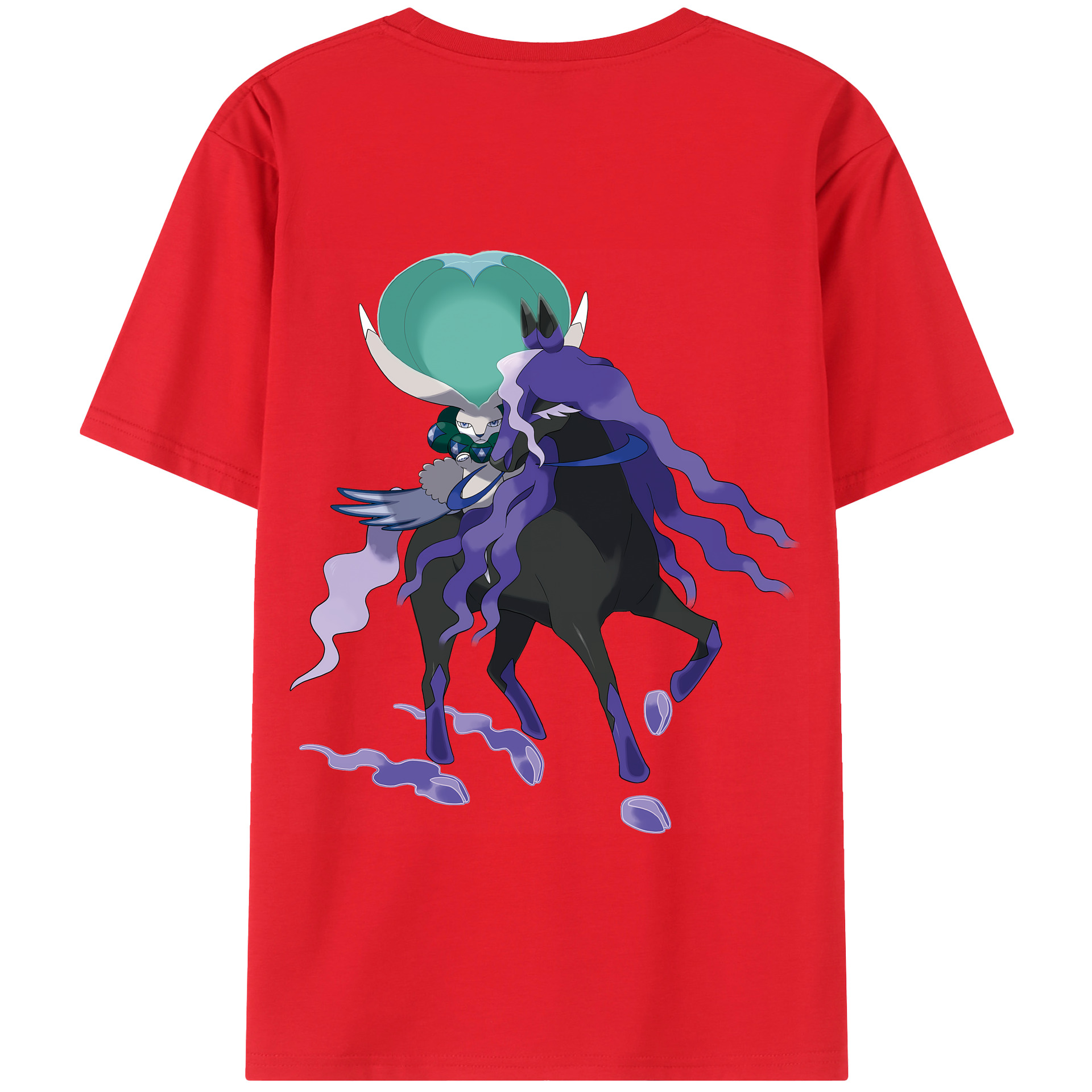 （画像用） ポケットモンスター Pokémon 綿100％半袖Tシャツ（背面プリント）