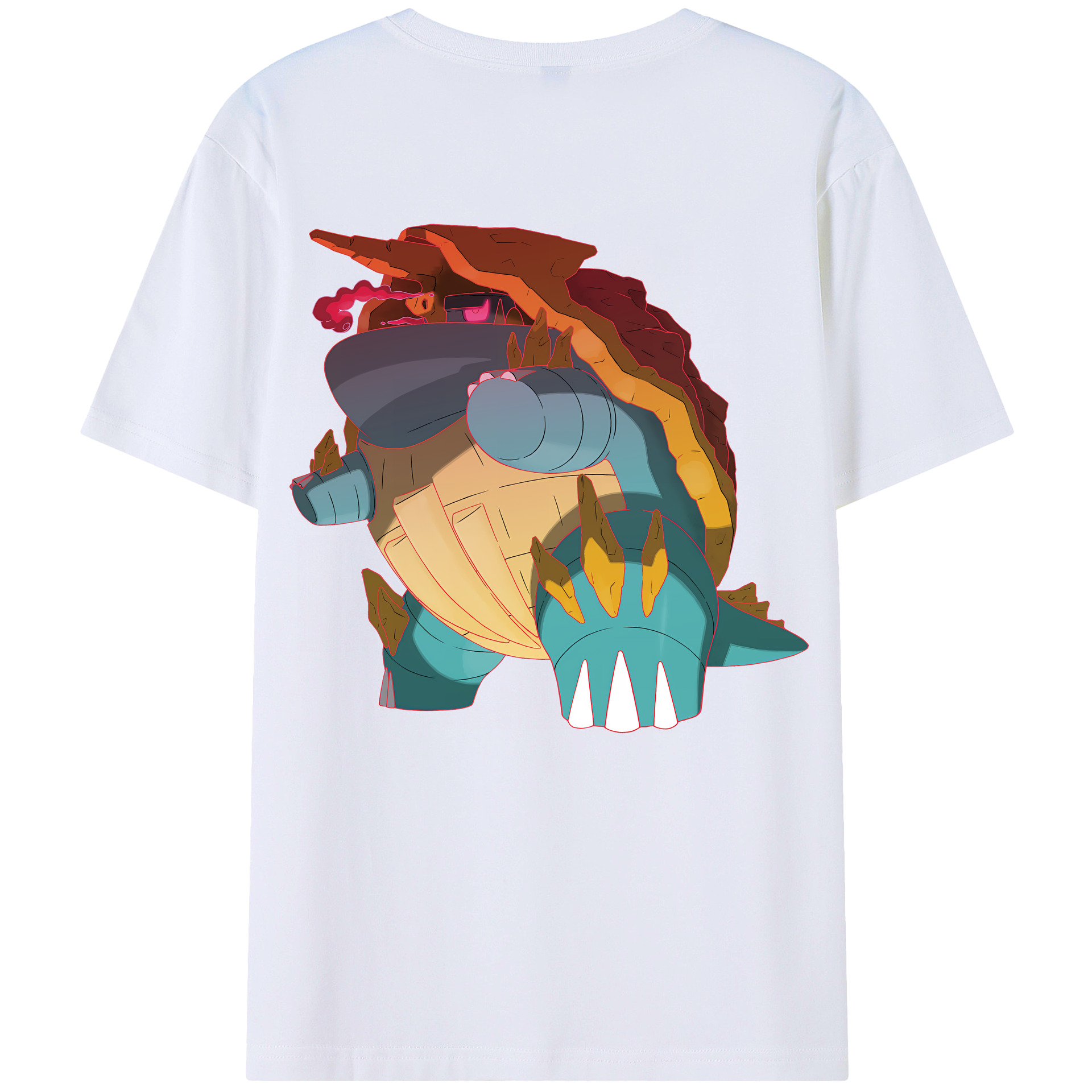 （画像用） ポケットモンスター Pokémon 綿100％半袖Tシャツ（背面プリント）