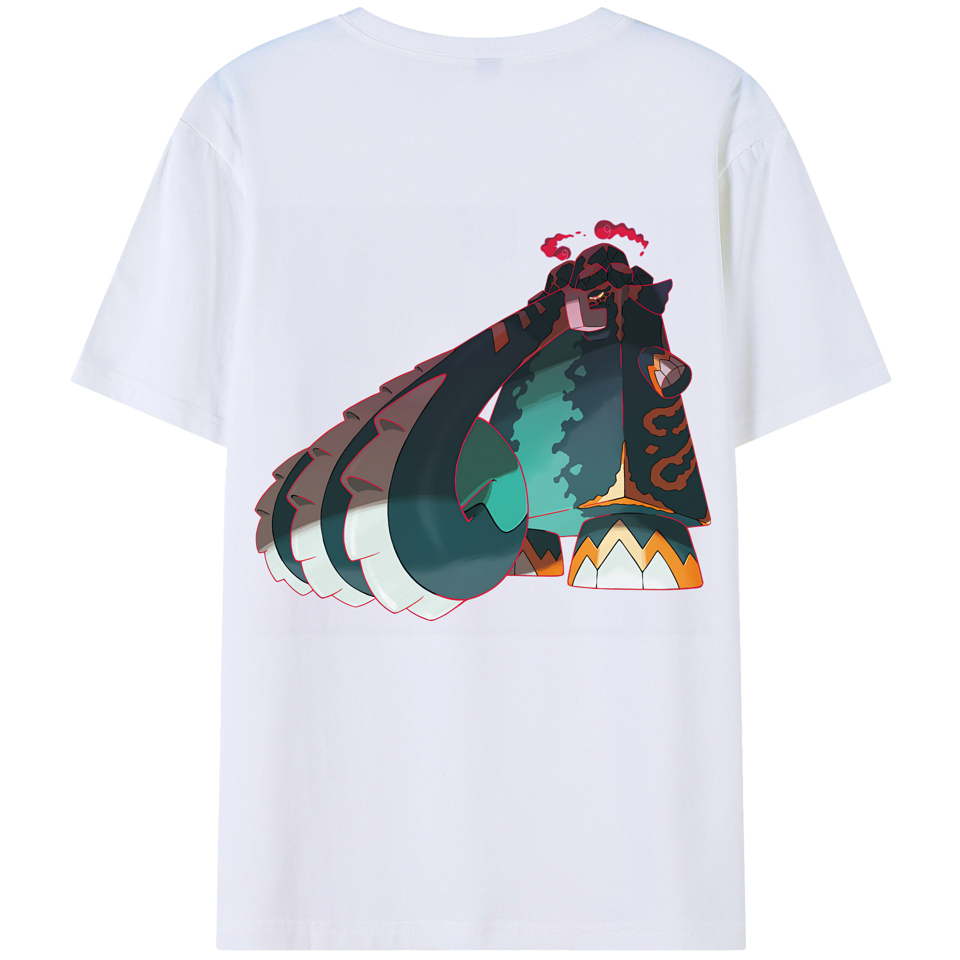 （画像用） ポケットモンスター Pokémon 綿100％半袖Tシャツ（背面プリント）