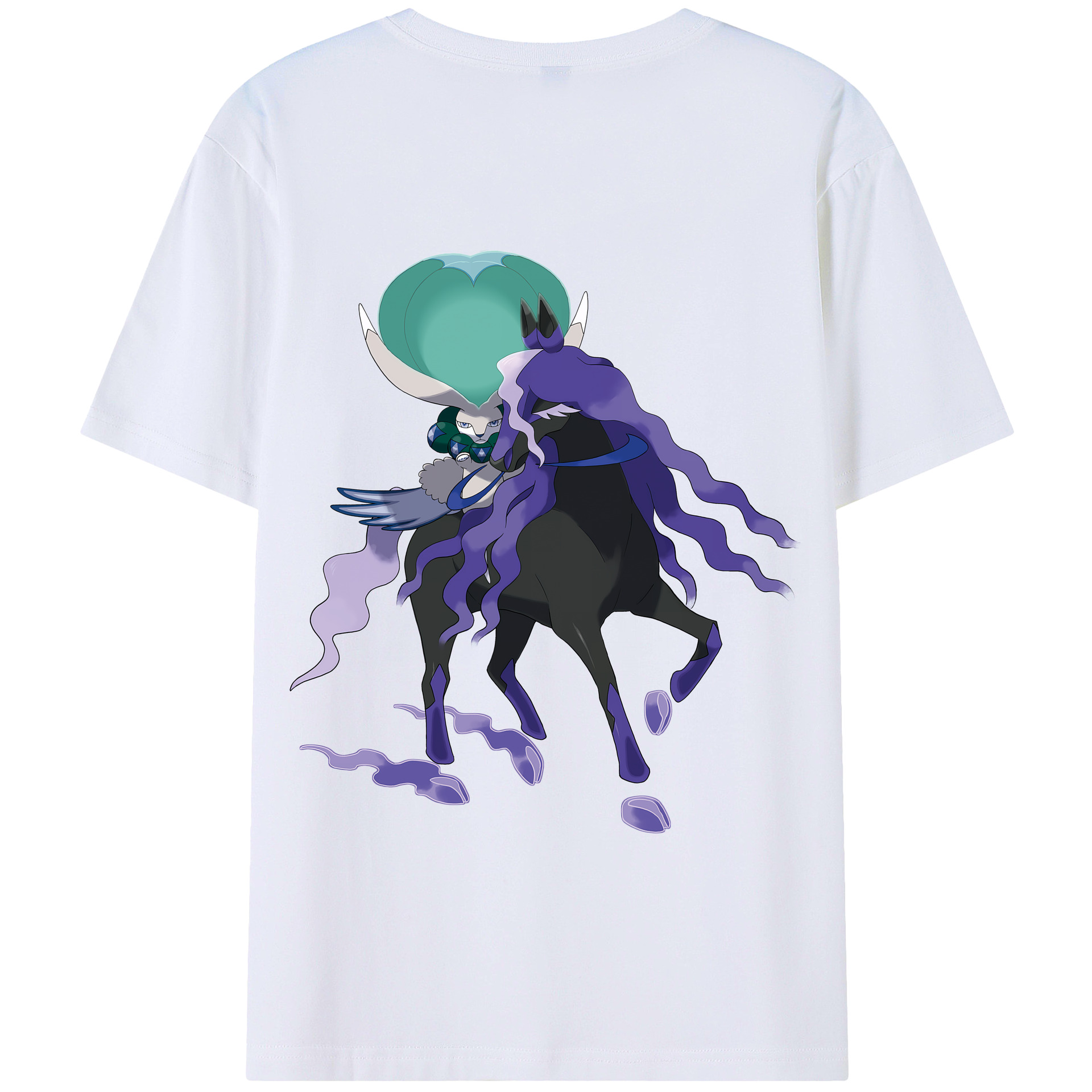 （画像用） ポケットモンスター Pokémon 綿100％半袖Tシャツ（背面プリント）