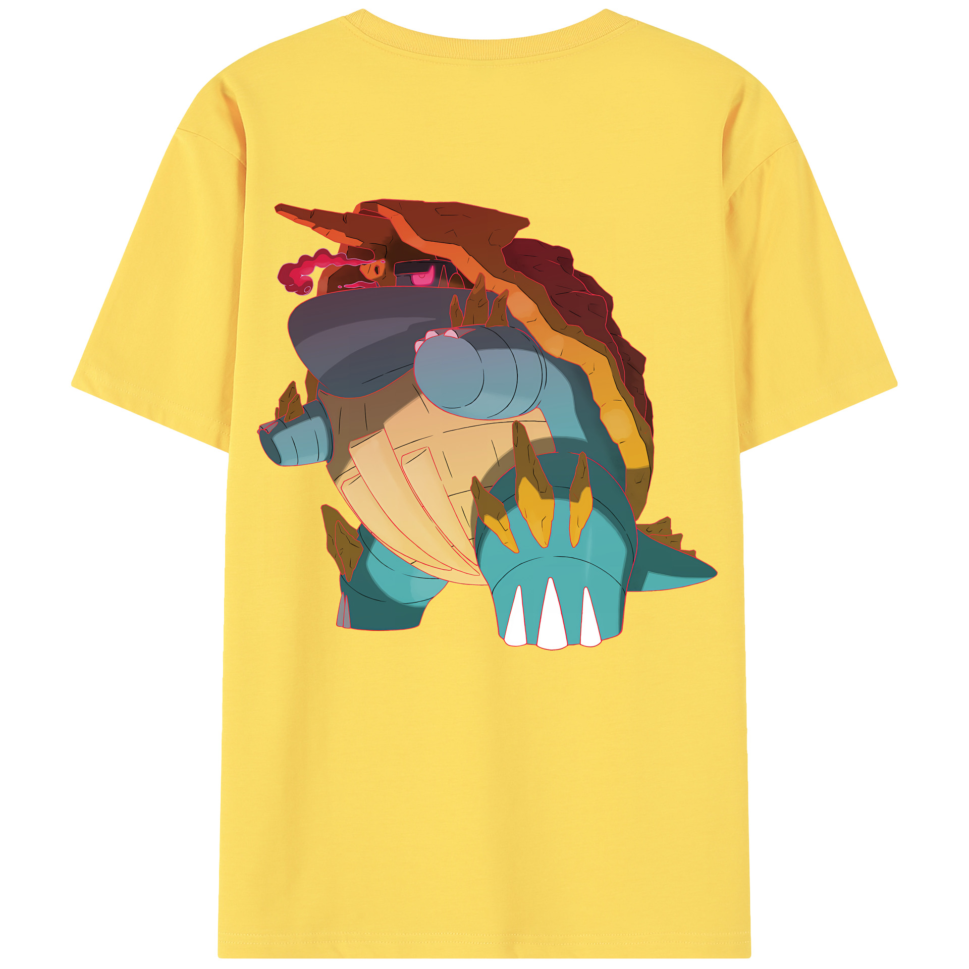 （画像用） ポケットモンスター Pokémon 綿100％半袖Tシャツ（背面プリント）