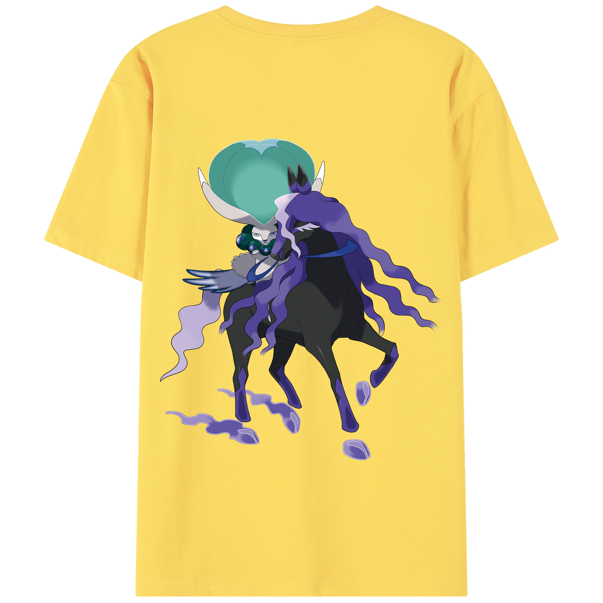 （画像用） ポケットモンスター Pokémon 綿100％半袖Tシャツ（背面プリント）