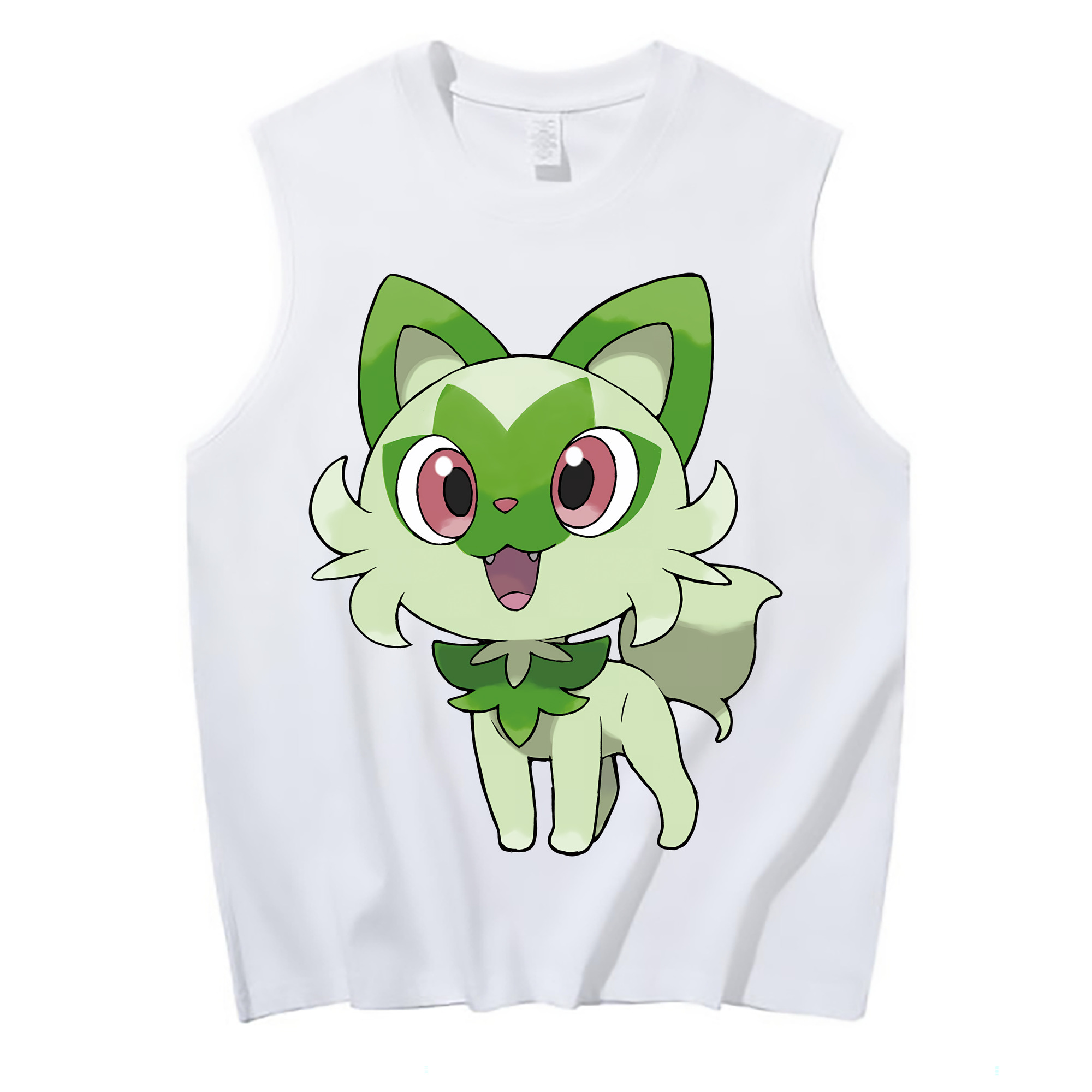 （画像用） ポケットモンスター Pokémon コットン100％タンクトップ（フロントプリント）