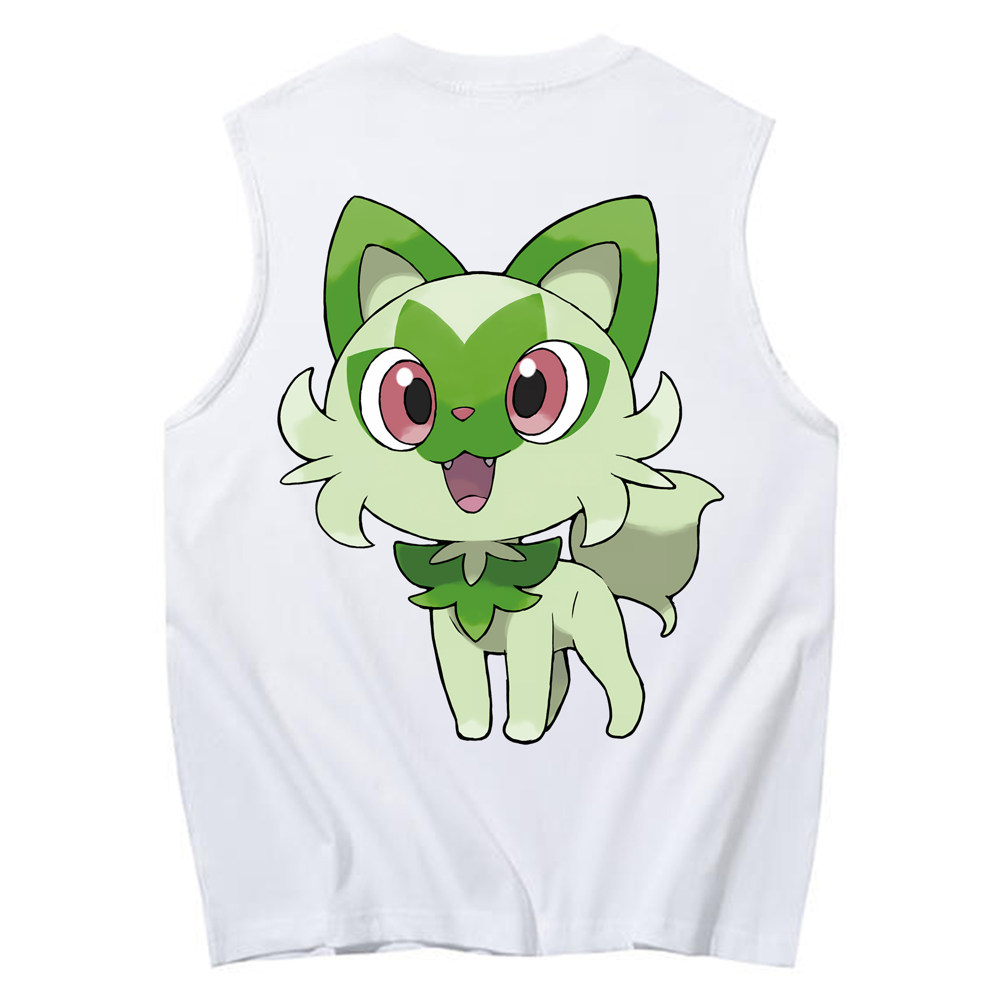 （画像用） ポケットモンスター Pokémon コットン100％タンクトップ（背面プリント）