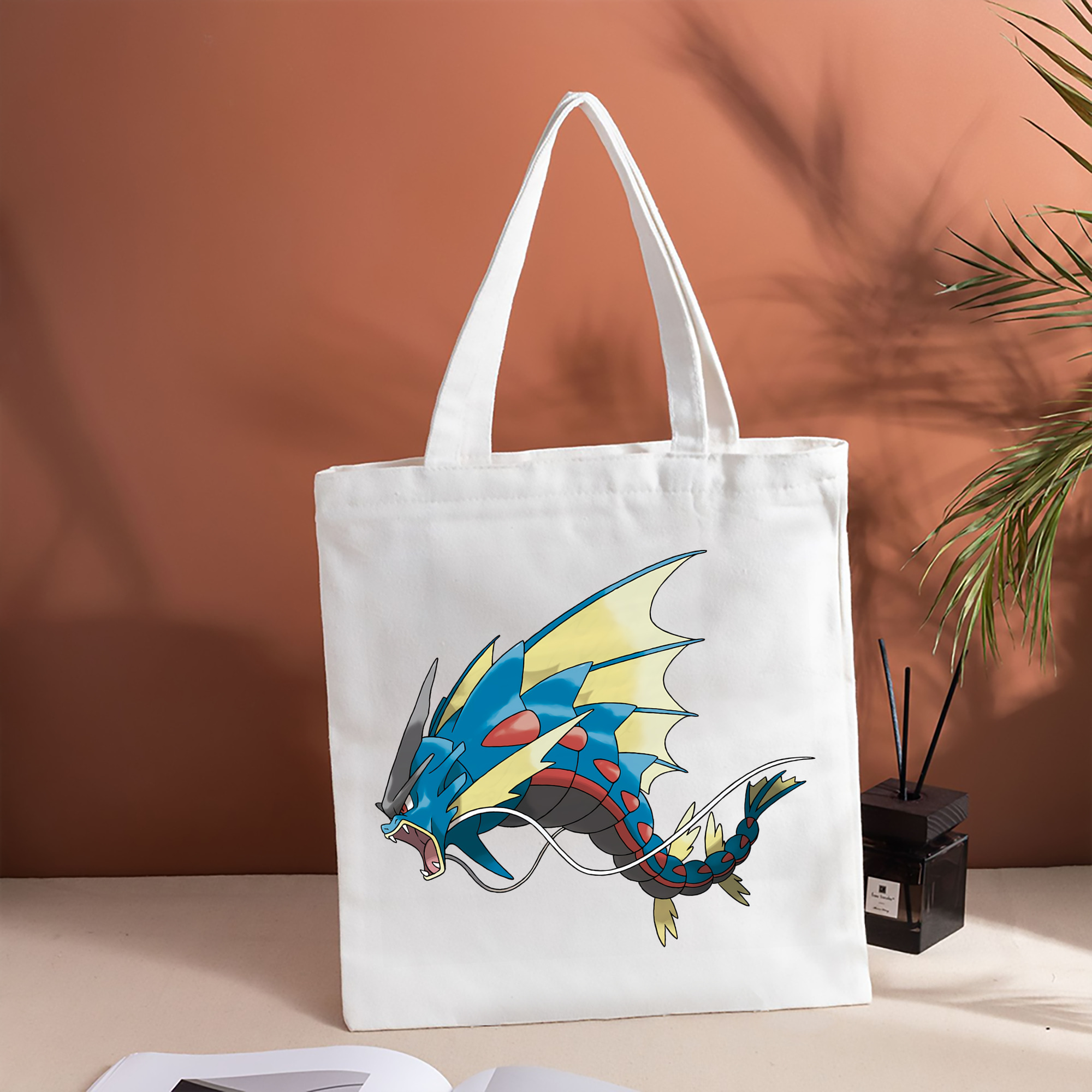 ポケットモンスター Pokémon 縦型キャンバス生地手提げバッグ　トートバッグ