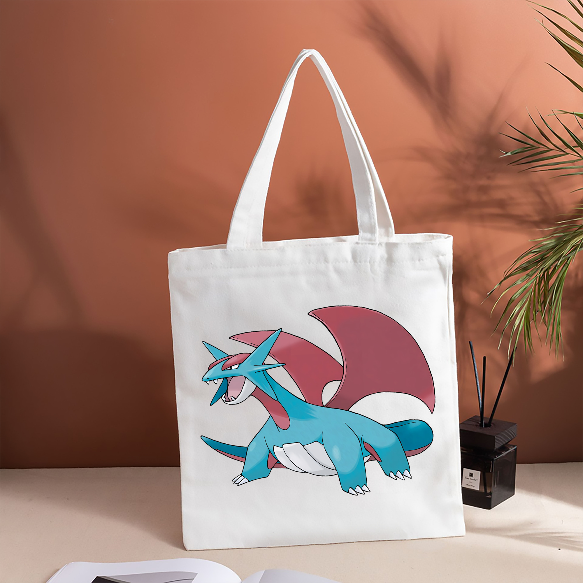 ポケットモンスター Pokémon 縦型キャンバス生地手提げバッグ　トートバッグ