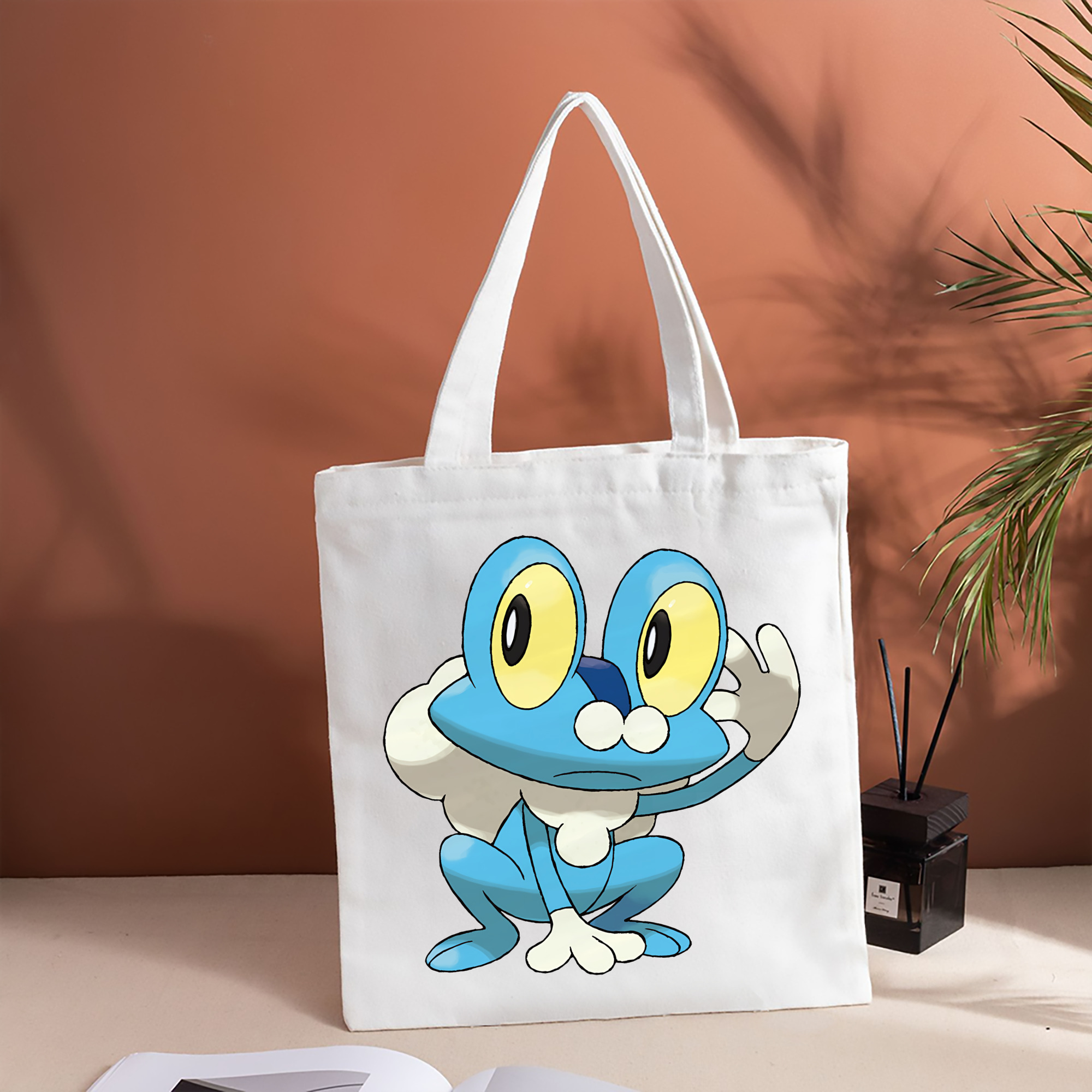 ポケットモンスター Pokémon 縦型キャンバス生地手提げバッグ　トートバッグ