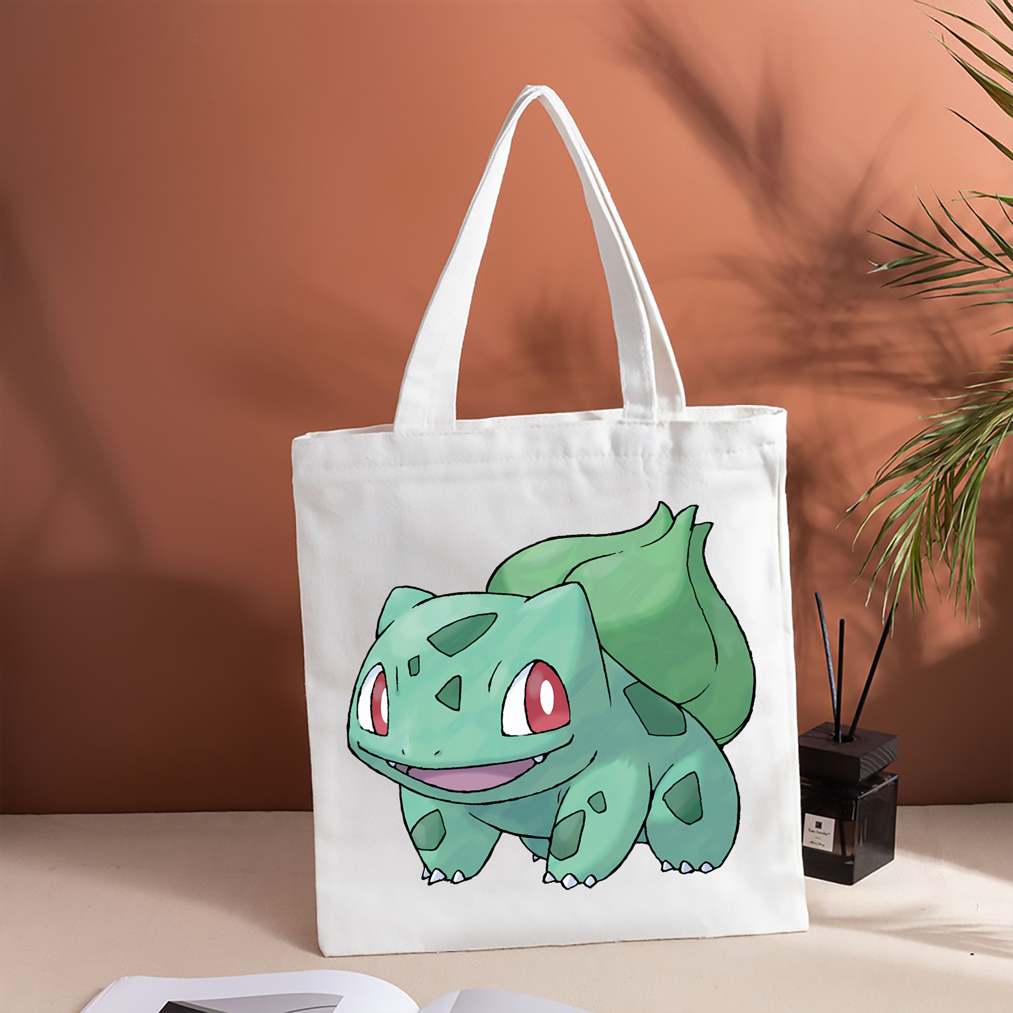 ポケットモンスター Pokémon 縦型キャンバス生地手提げバッグ　トートバッグ