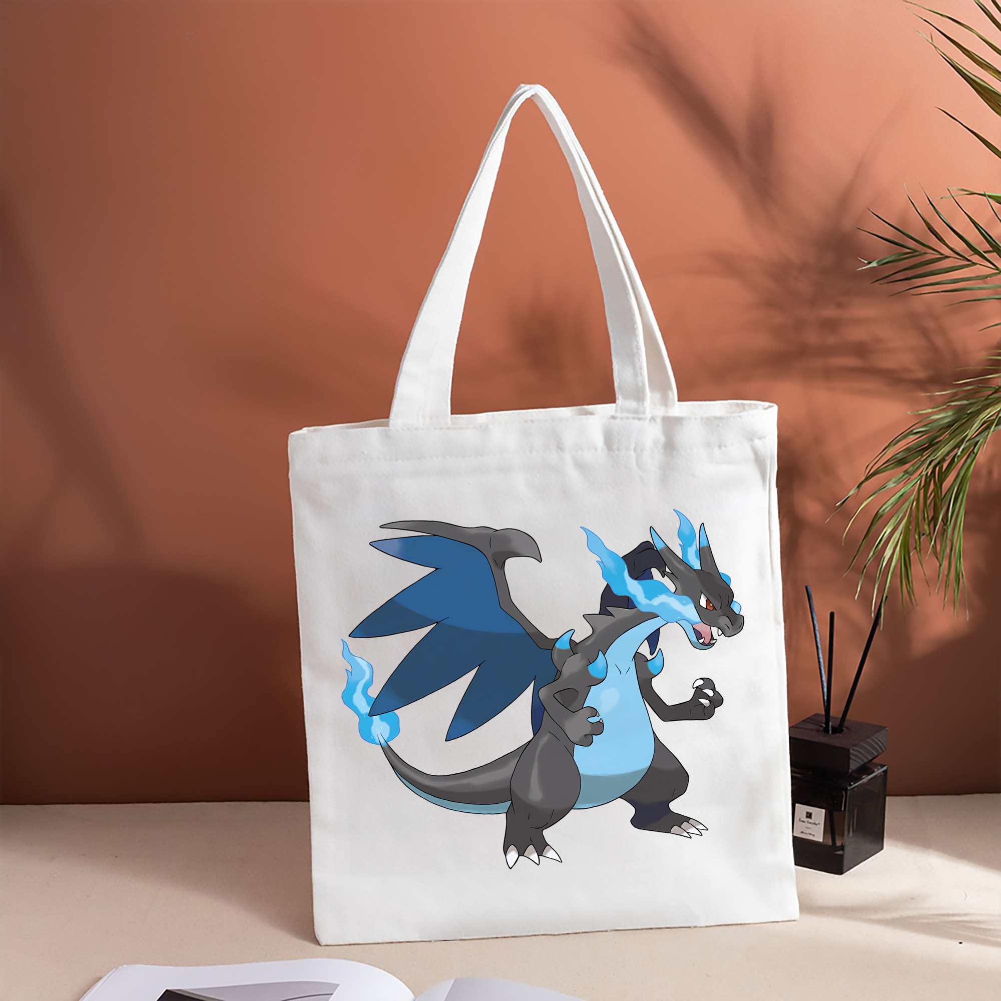 ポケットモンスター Pokémon 縦型キャンバス生地手提げバッグ　トートバッグ