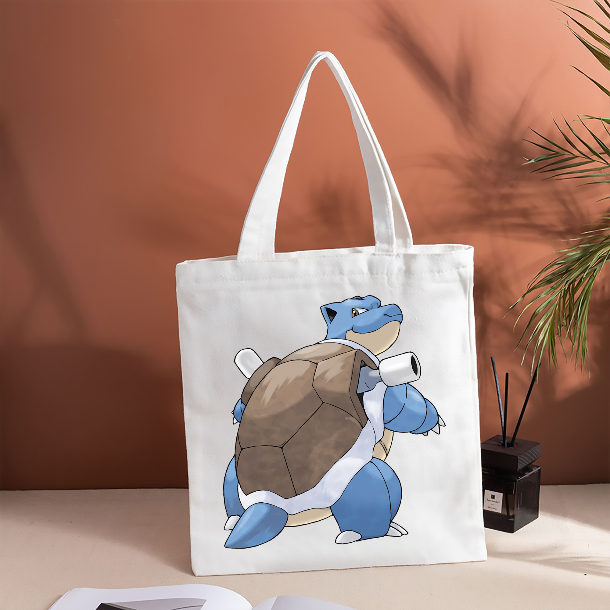 ポケットモンスター Pokémon 縦型キャンバス生地手提げバッグ　トートバッグ