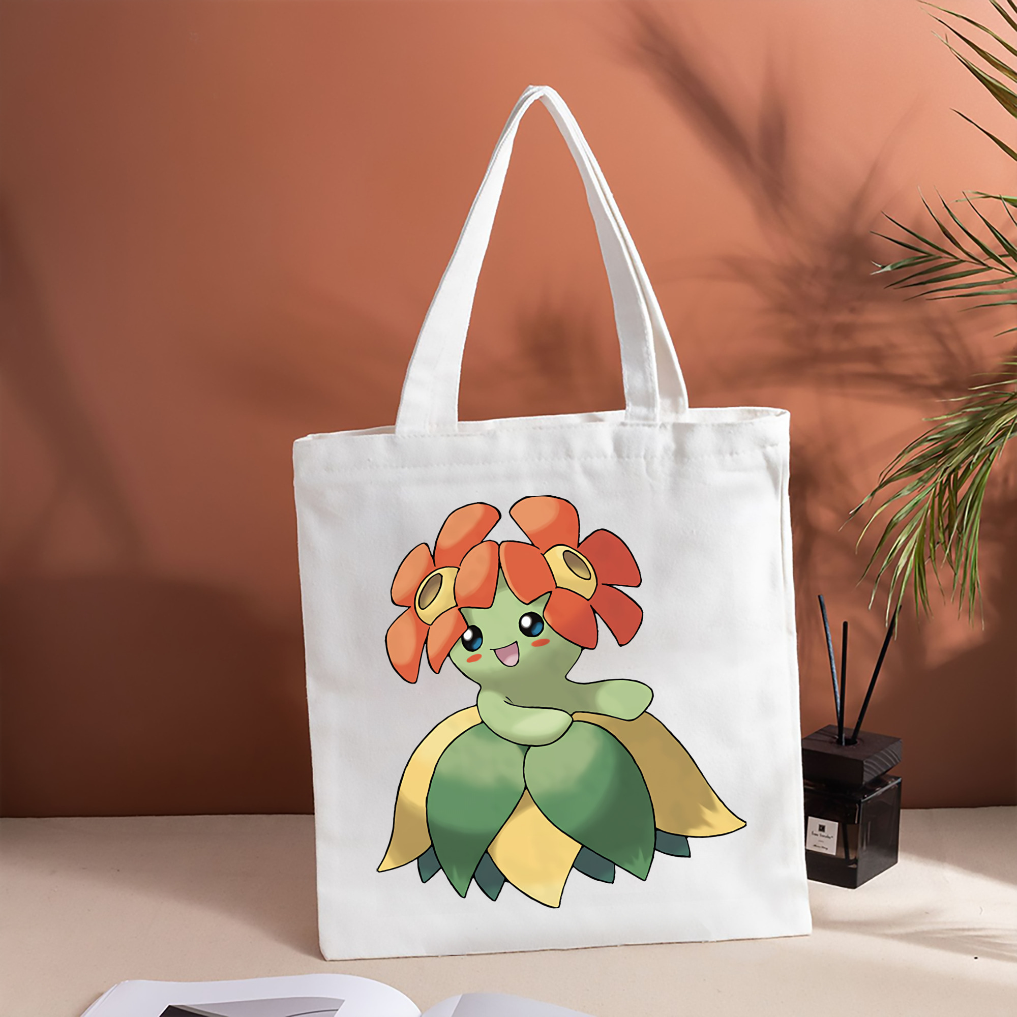 ポケットモンスター Pokémon 縦型キャンバス生地手提げバッグ　トートバッグ