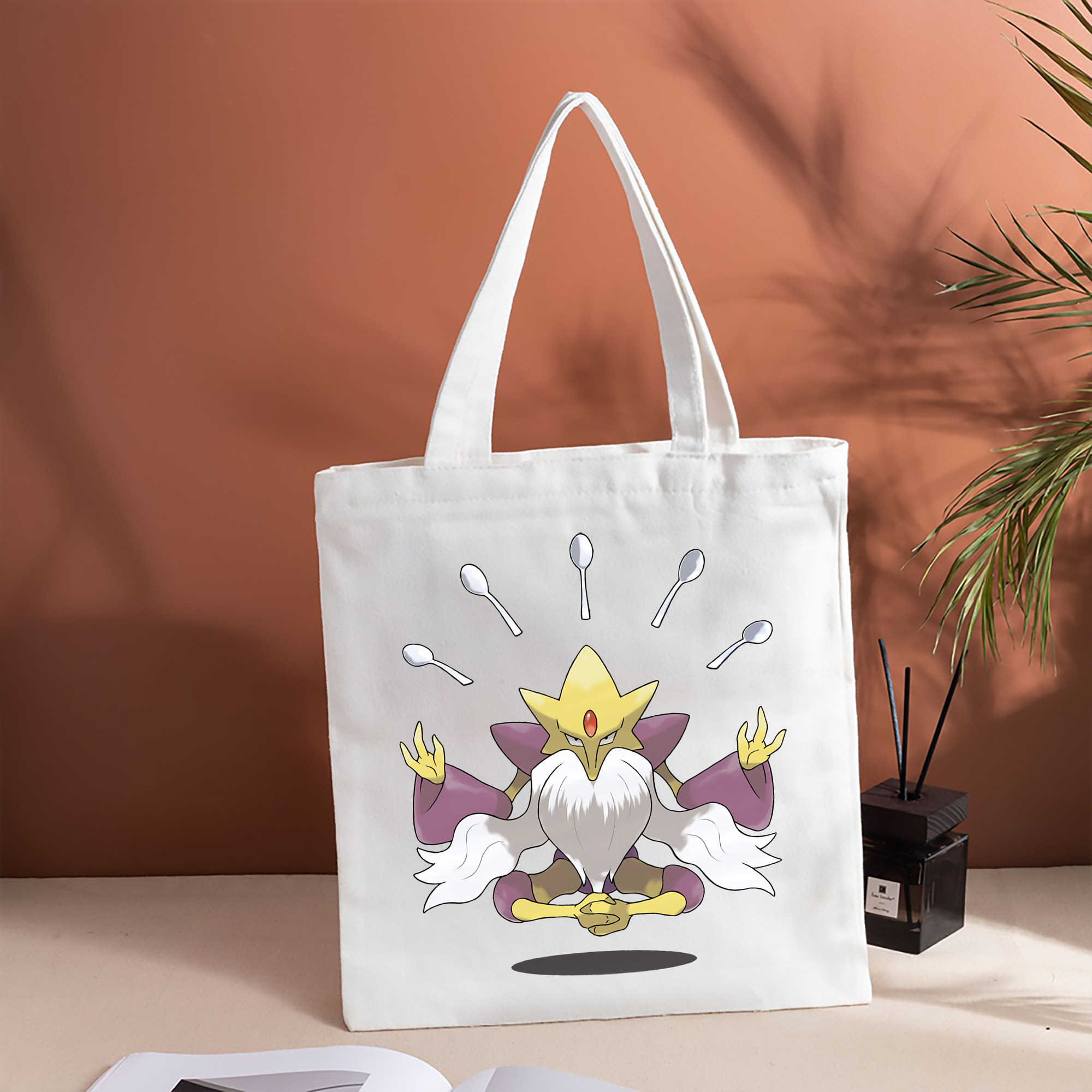 ポケットモンスター Pokémon 縦型キャンバス生地手提げバッグ　トートバッグ