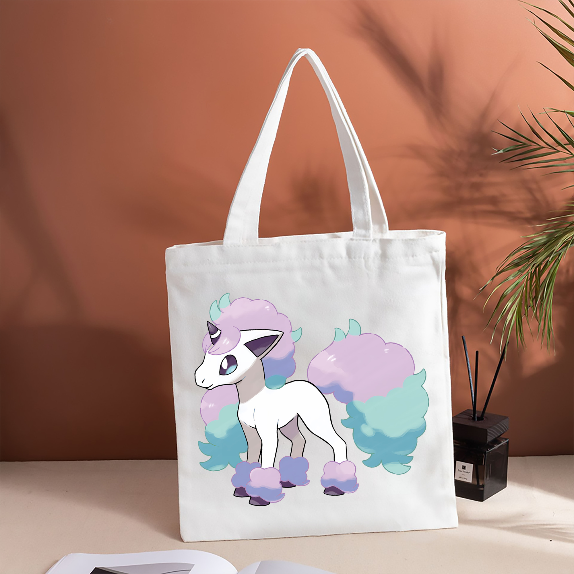 ポケットモンスター Pokémon 縦型キャンバス生地手提げバッグ　トートバッグ