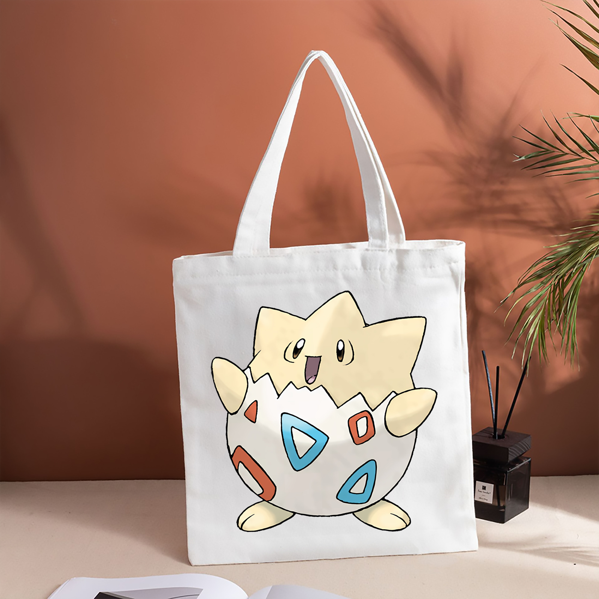 ポケットモンスター Pokémon 縦型キャンバス生地手提げバッグ　トートバッグ
