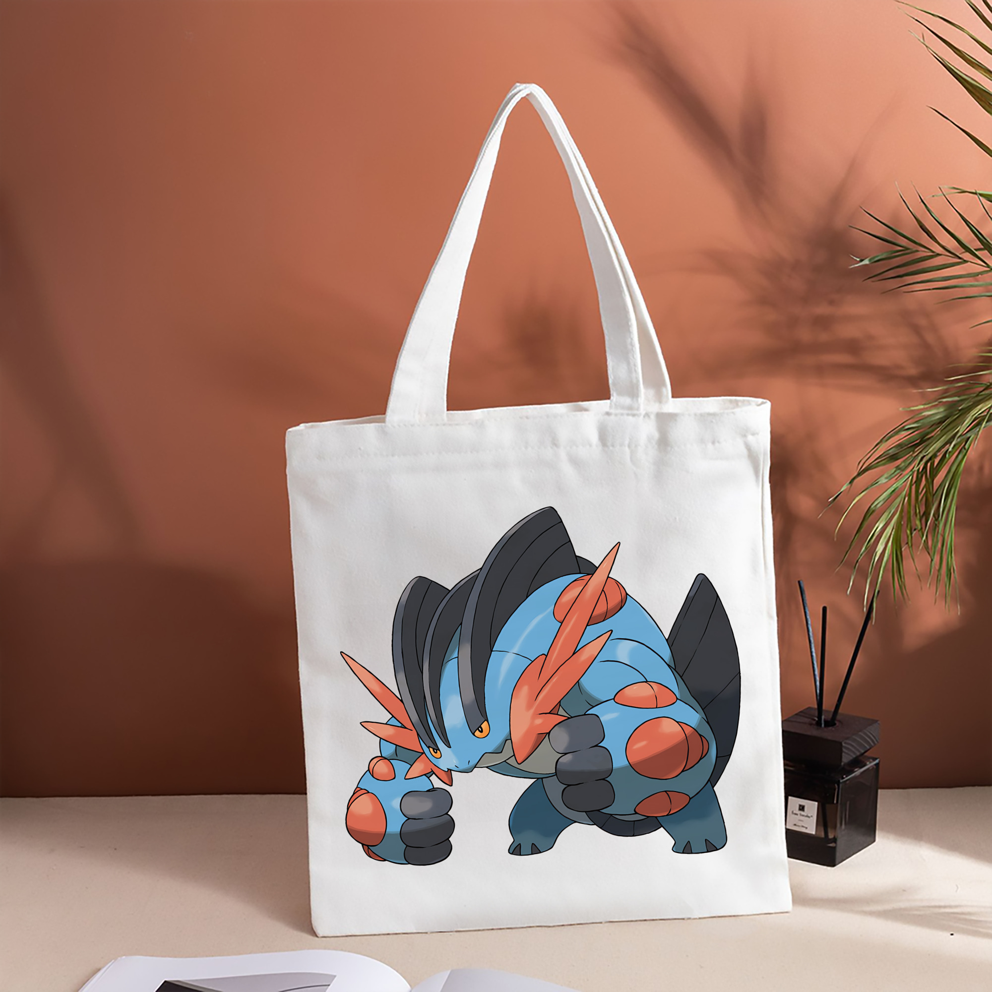 ポケットモンスター Pokémon 縦型キャンバス生地手提げバッグ　トートバッグ