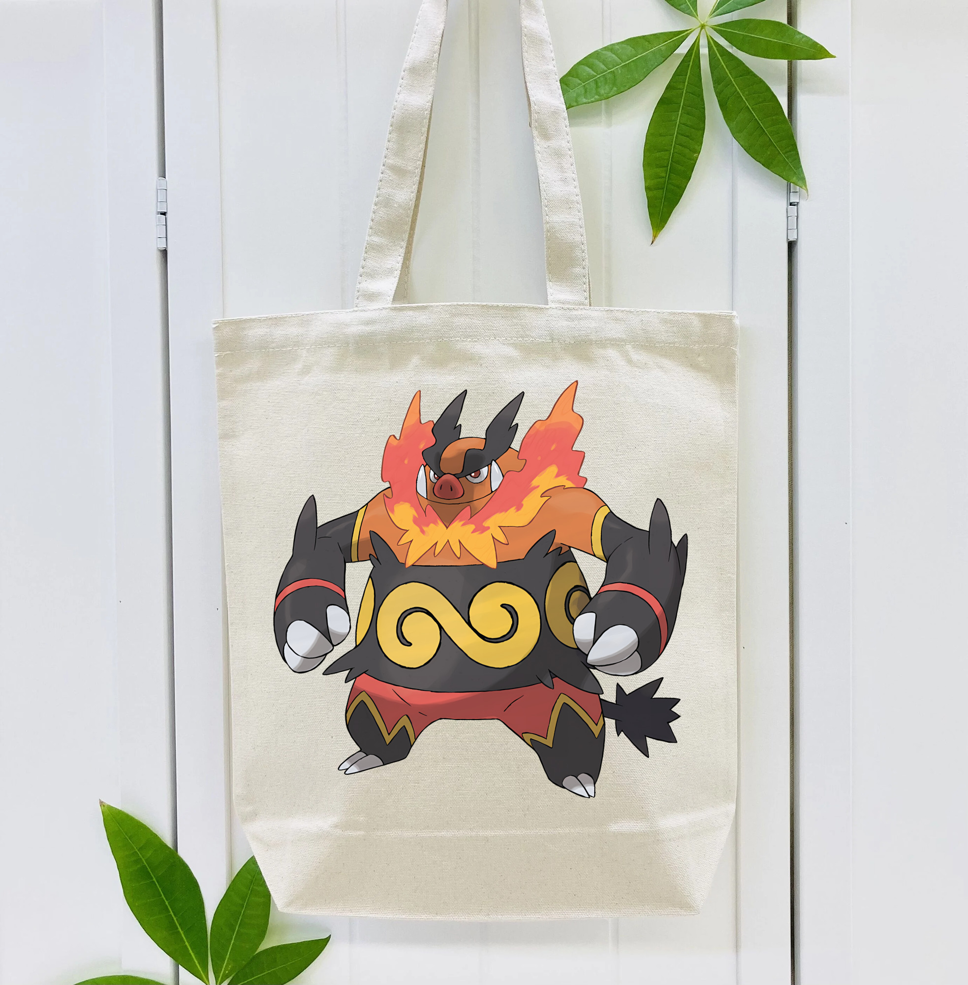 ポケットモンスター Pokémon 縦型キャンバス生地手提げバッグ　トートバッグ