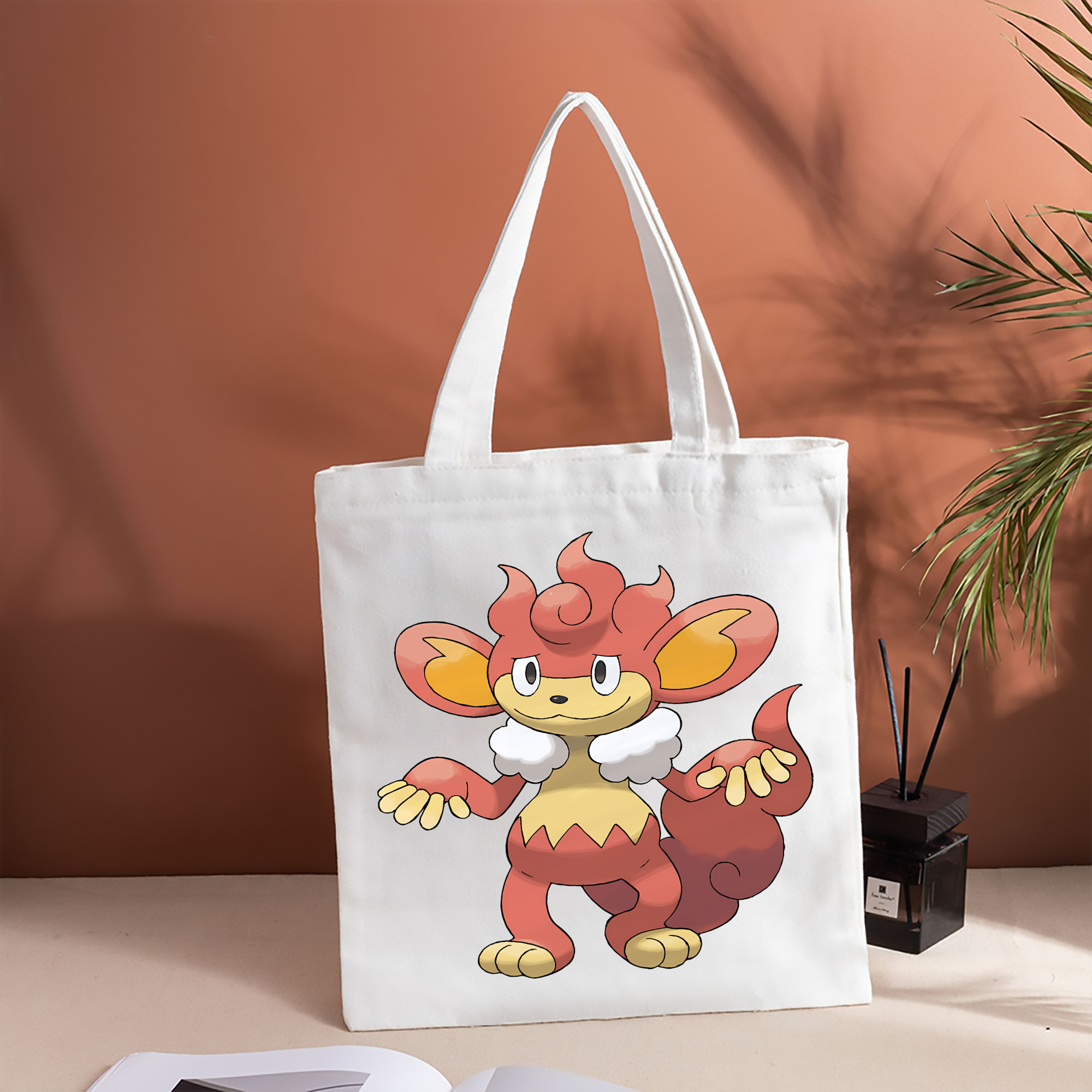 ポケットモンスター Pokémon 縦型キャンバス生地手提げバッグ　トートバッグ