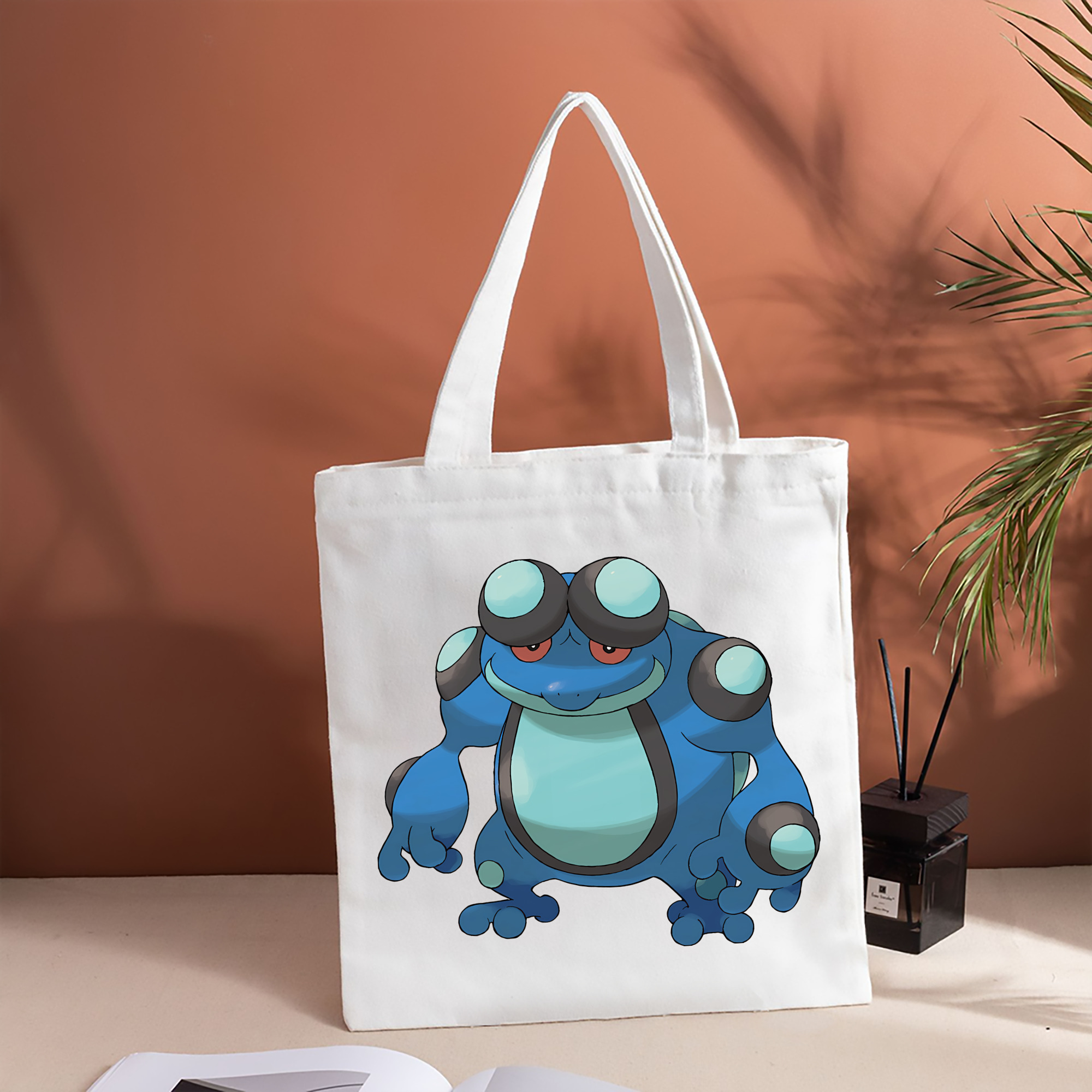 ポケットモンスター Pokémon 縦型キャンバス生地手提げバッグ　トートバッグ