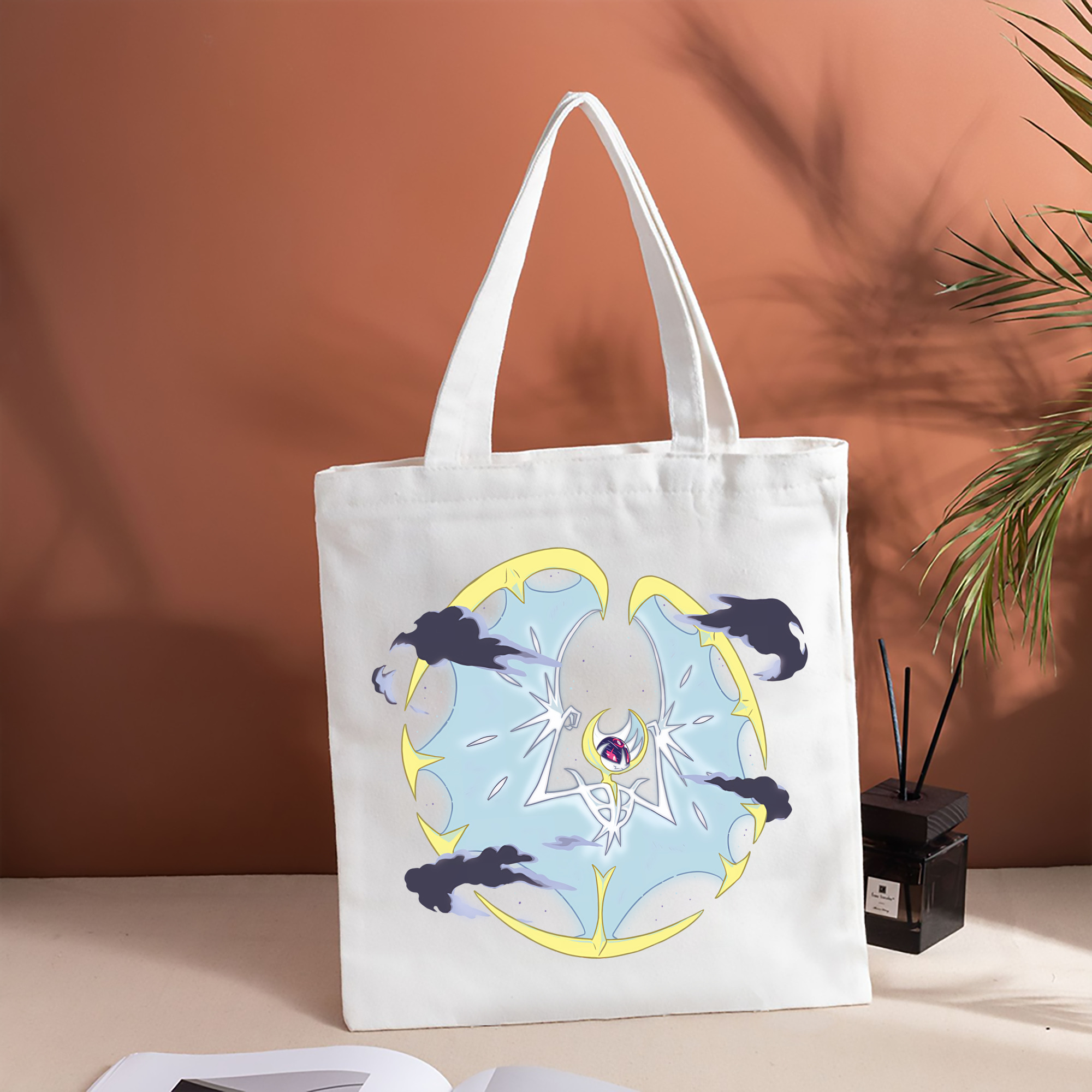 ポケットモンスター Pokémon 縦型キャンバス生地手提げバッグ　トートバッグ