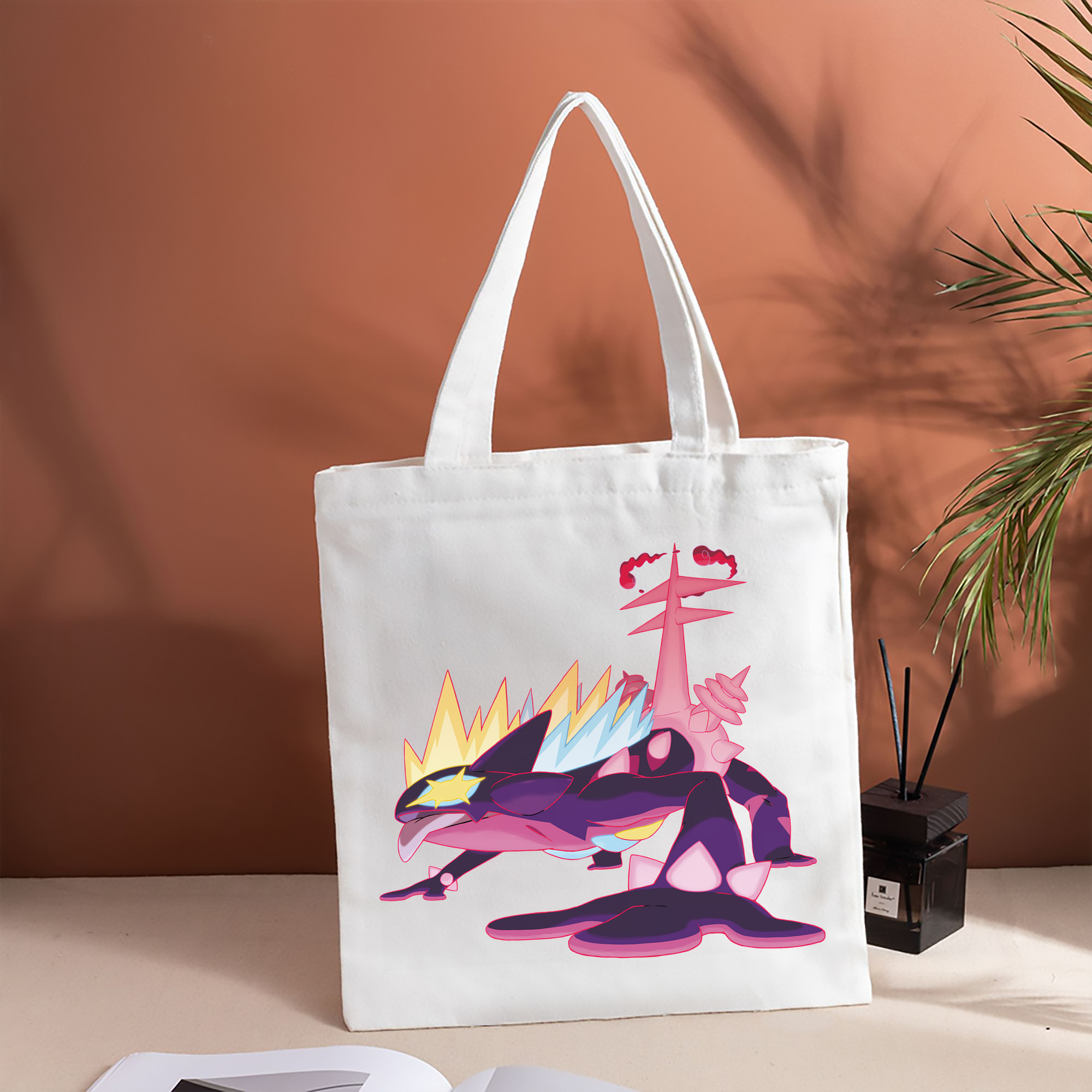 ポケットモンスター Pokémon 縦型キャンバス生地手提げバッグ　トートバッグ