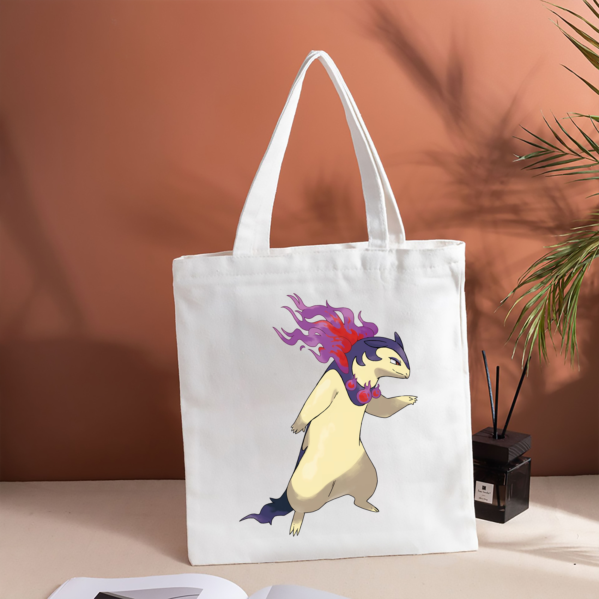 ポケットモンスター Pokémon 縦型キャンバス生地手提げバッグ　トートバッグ