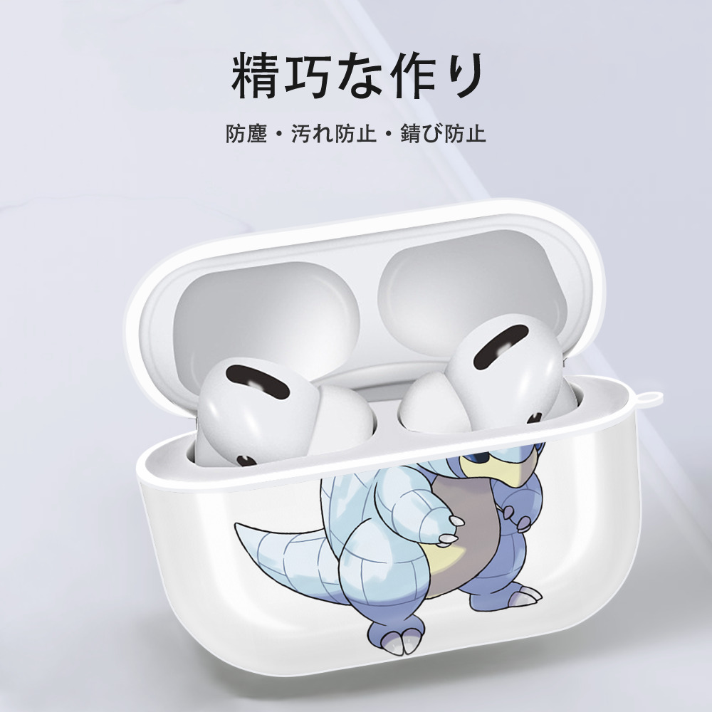 ポケットモンスター Pokémon 【AirPods Pro用】ハードシェル保護ケース 耐衝撃・防指紋・カラビナ付き商品仕様