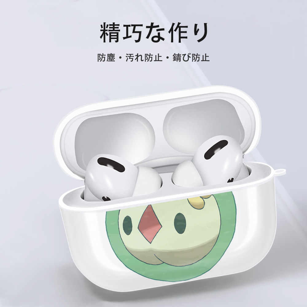 ポケットモンスター Pokémon 【AirPods Pro用】ハードシェル保護ケース 耐衝撃・防指紋・カラビナ付き商品仕様