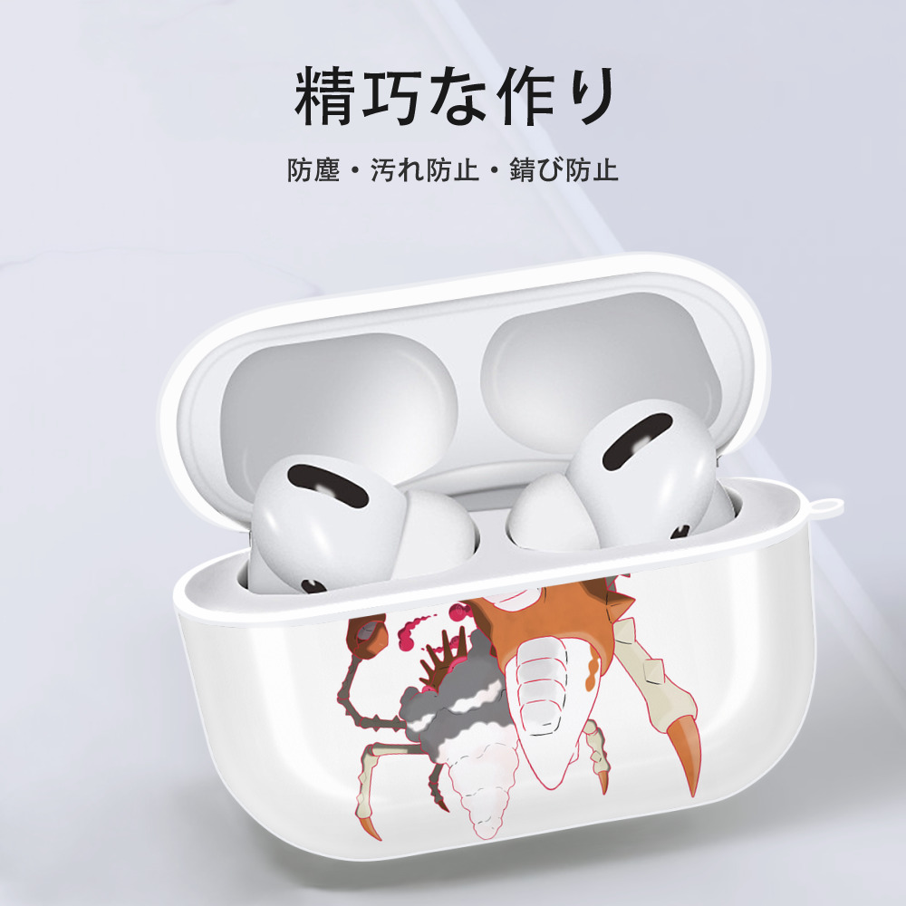 ポケットモンスター Pokémon 【AirPods Pro用】ハードシェル保護ケース 耐衝撃・防指紋・カラビナ付き商品仕様