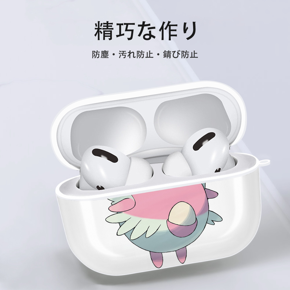ポケットモンスター Pokémon 【AirPods Pro用】ハードシェル保護ケース 耐衝撃・防指紋・カラビナ付き商品仕様
