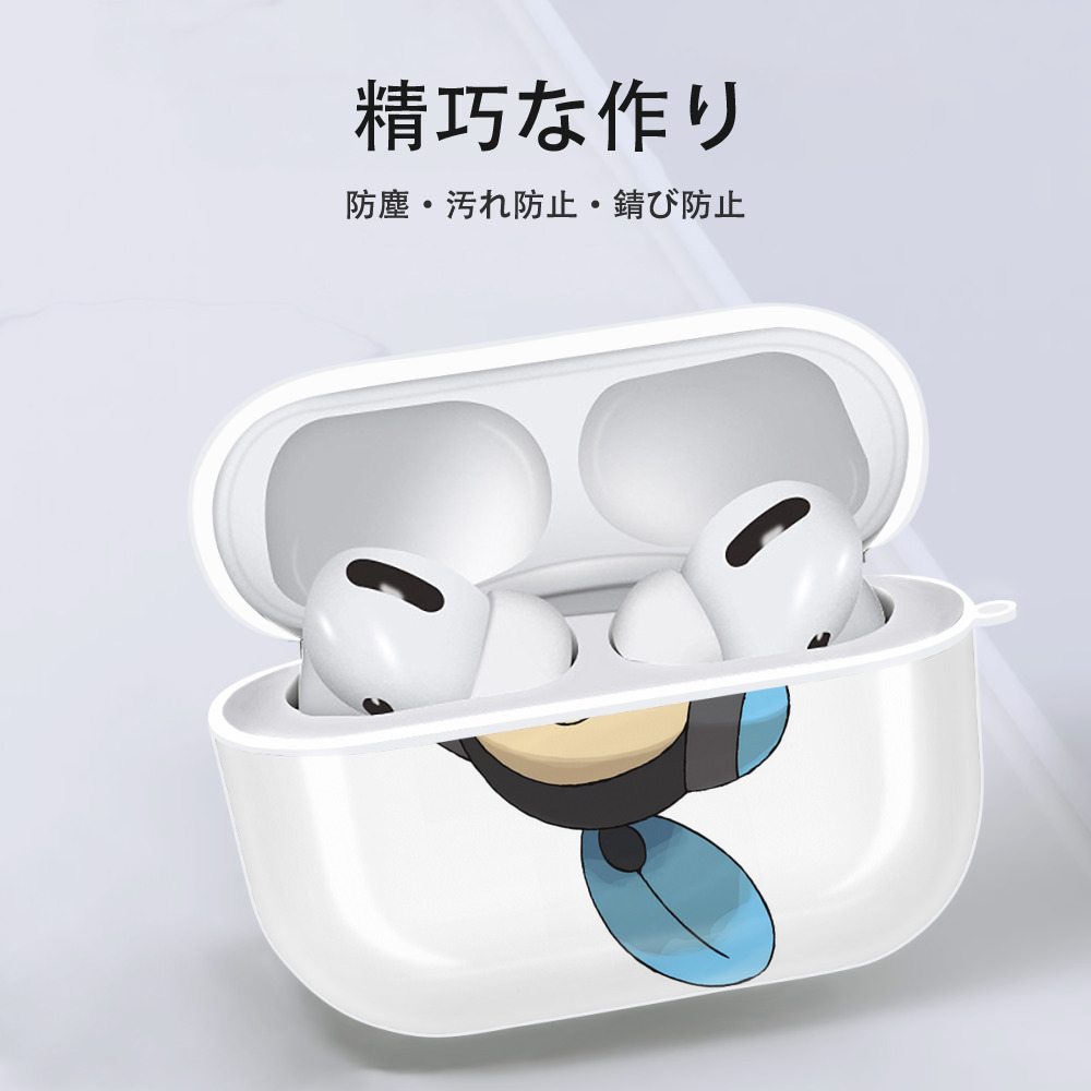 ポケットモンスター Pokémon 【AirPods Pro用】ハードシェル保護ケース 耐衝撃・防指紋・カラビナ付き商品仕様