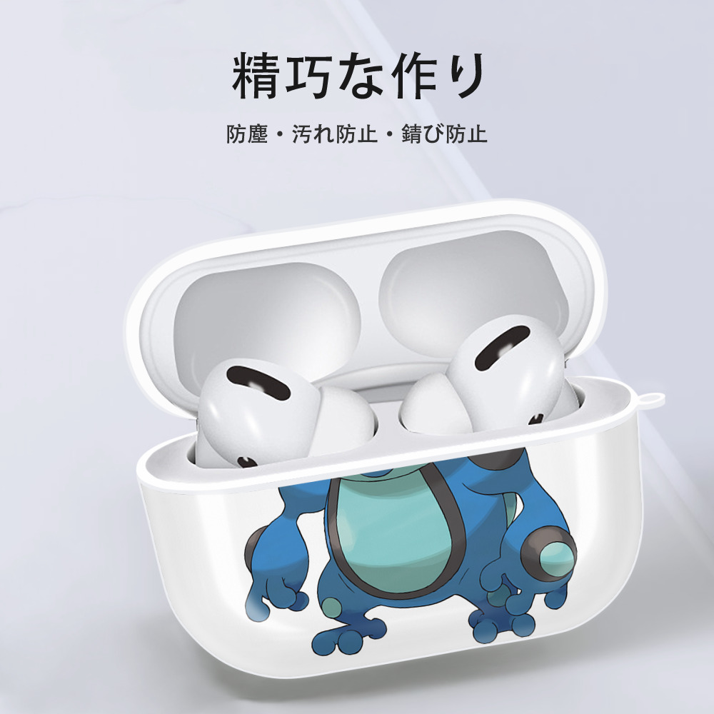 ポケットモンスター Pokémon 【AirPods Pro用】ハードシェル保護ケース 耐衝撃・防指紋・カラビナ付き商品仕様