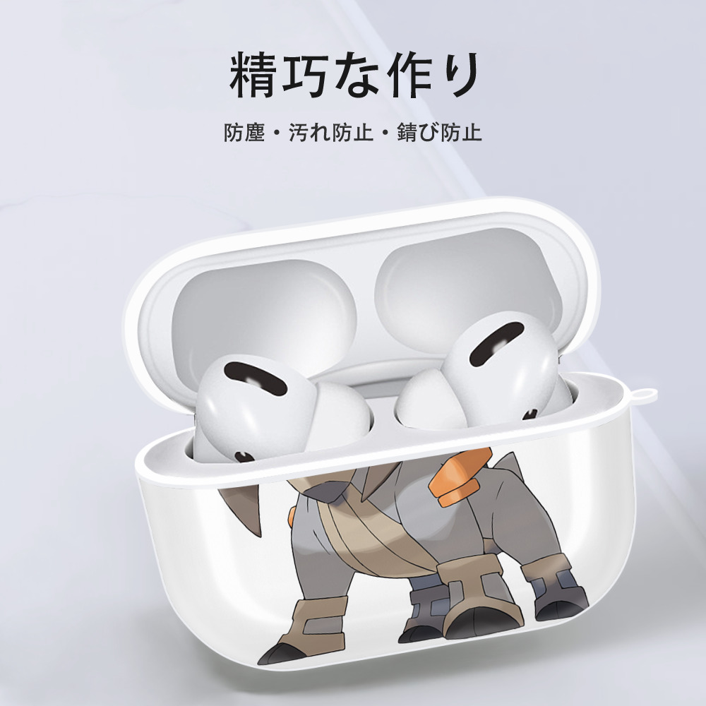 ポケットモンスター Pokémon 【AirPods Pro用】ハードシェル保護ケース 耐衝撃・防指紋・カラビナ付き商品仕様
