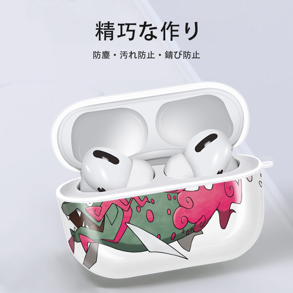 ポケットモンスター Pokémon 【AirPods Pro用】ハードシェル保護ケース 耐衝撃・防指紋・カラビナ付き商品仕様
