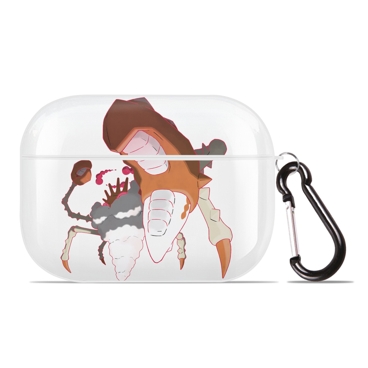 （画像用） ポケットモンスター Pokémon 【AirPods Pro用】ハードシェル保護ケース 耐衝撃・防指紋・カラビナ付き商品仕様