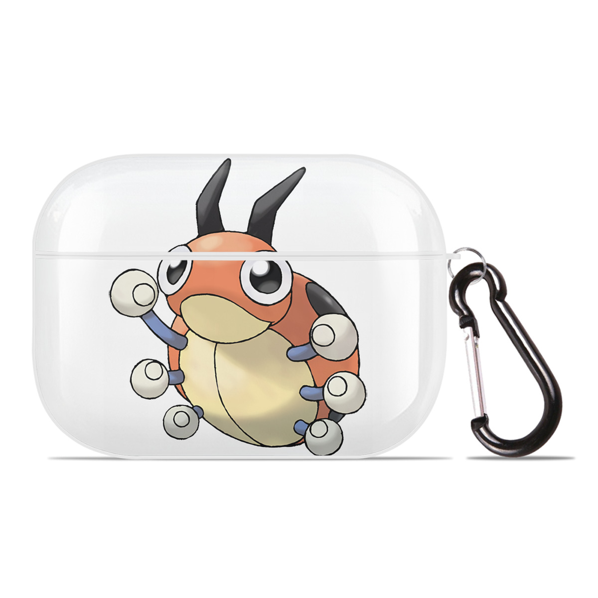 （画像用） ポケットモンスター Pokémon 【AirPods Pro用】ハードシェル保護ケース 耐衝撃・防指紋・カラビナ付き商品仕様