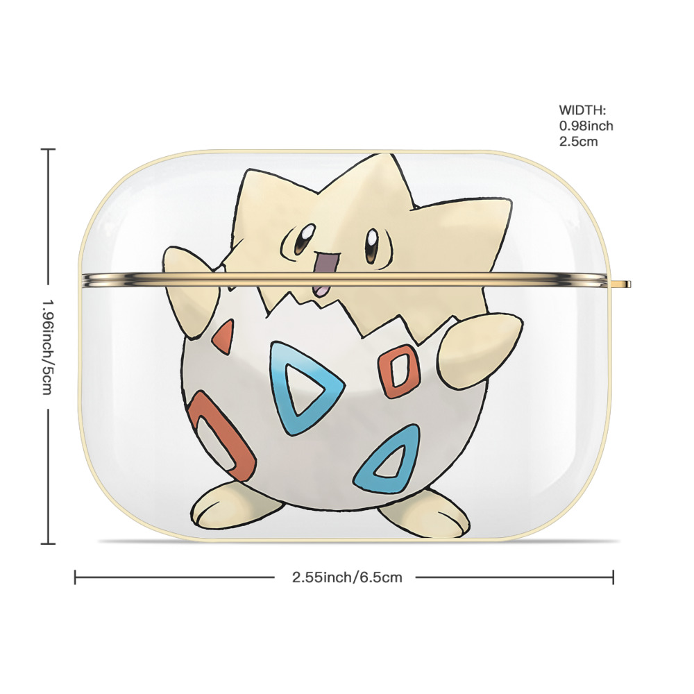 ポケットモンスター Pokémon 【AirPods Pro用】ハードシェル保護ケース｜耐衝撃・防指紋・カラビナ付き商品仕様