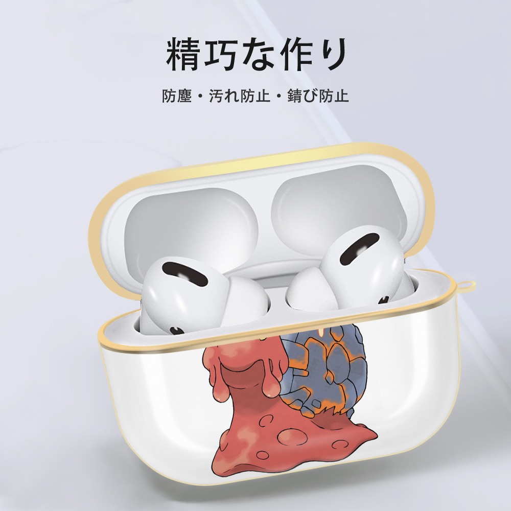 ポケットモンスター Pokémon 【AirPods Pro用】ハードシェル保護ケース｜耐衝撃・防指紋・カラビナ付き商品仕様