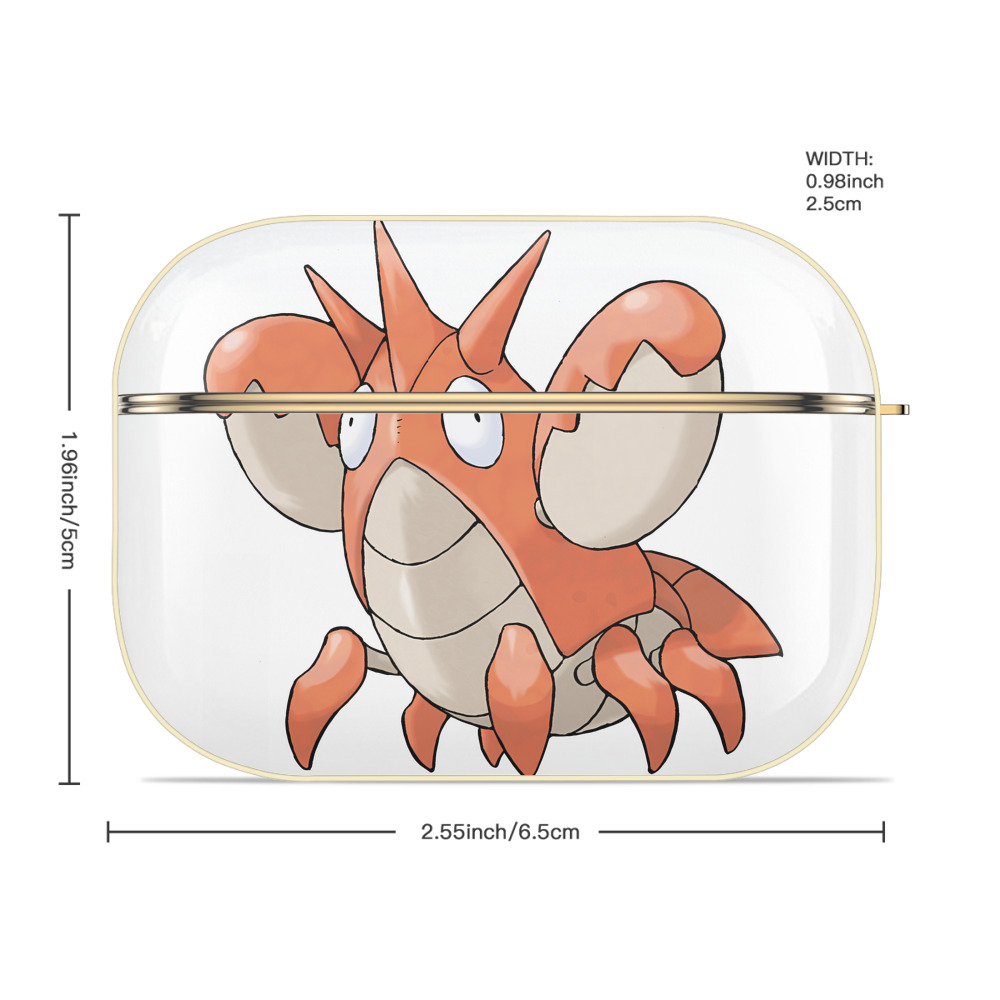ポケットモンスター Pokémon 【AirPods Pro用】ハードシェル保護ケース｜耐衝撃・防指紋・カラビナ付き商品仕様
