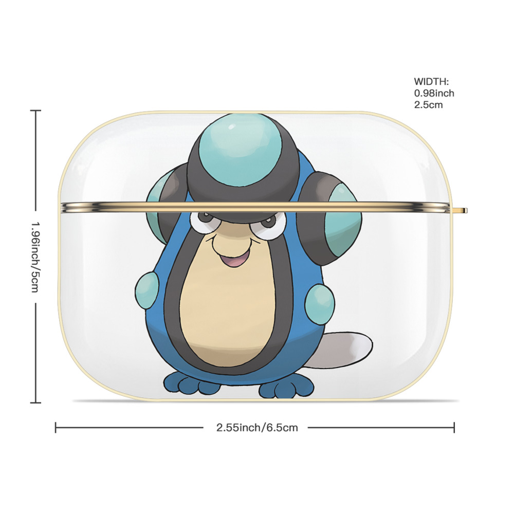 ポケットモンスター Pokémon 【AirPods Pro用】ハードシェル保護ケース｜耐衝撃・防指紋・カラビナ付き商品仕様