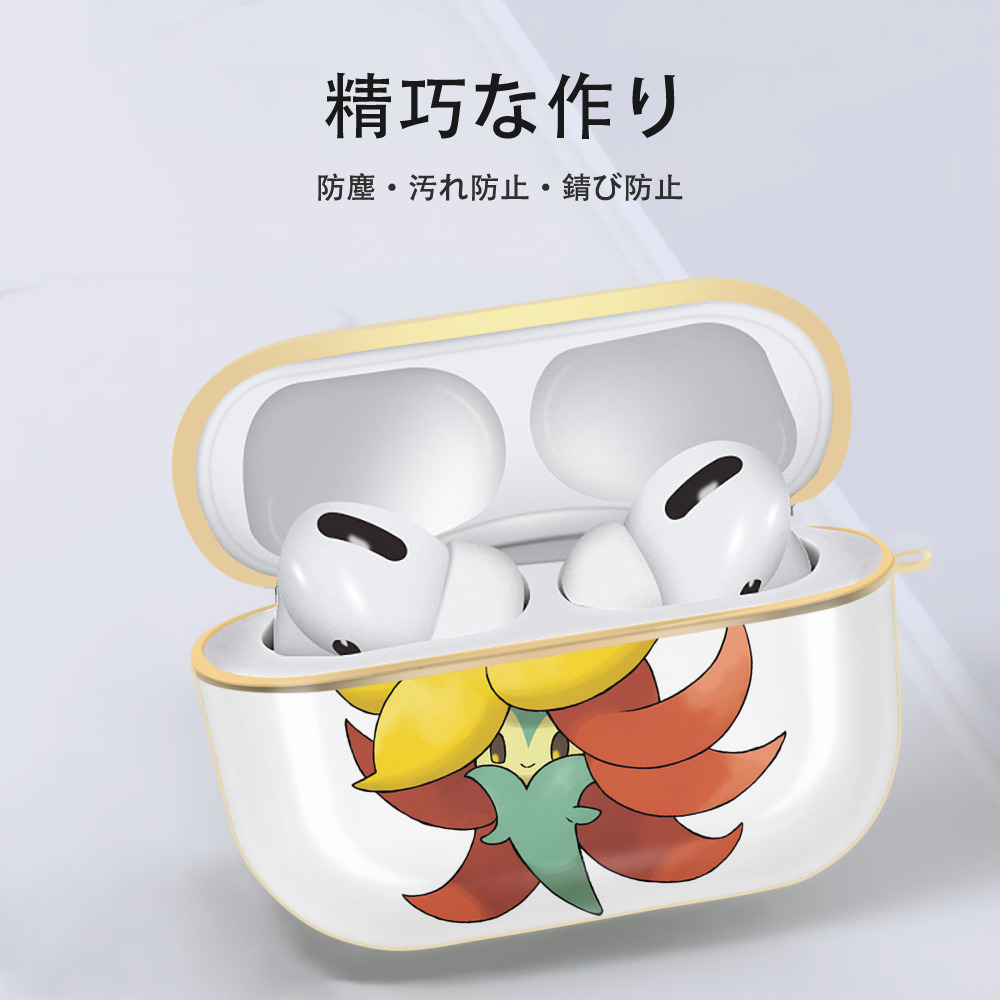 ポケットモンスター Pokémon 【AirPods Pro用】ハードシェル保護ケース｜耐衝撃・防指紋・カラビナ付き商品仕様
