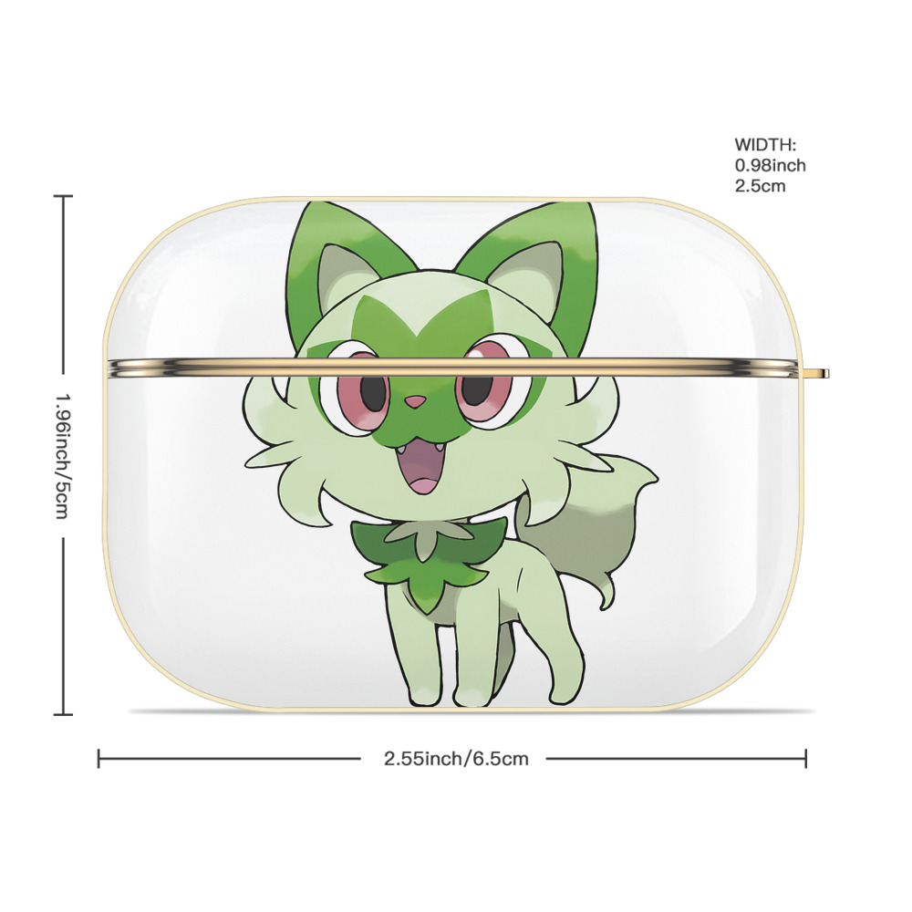 ポケットモンスター Pokémon 【AirPods Pro用】ハードシェル保護ケース｜耐衝撃・防指紋・カラビナ付き商品仕様