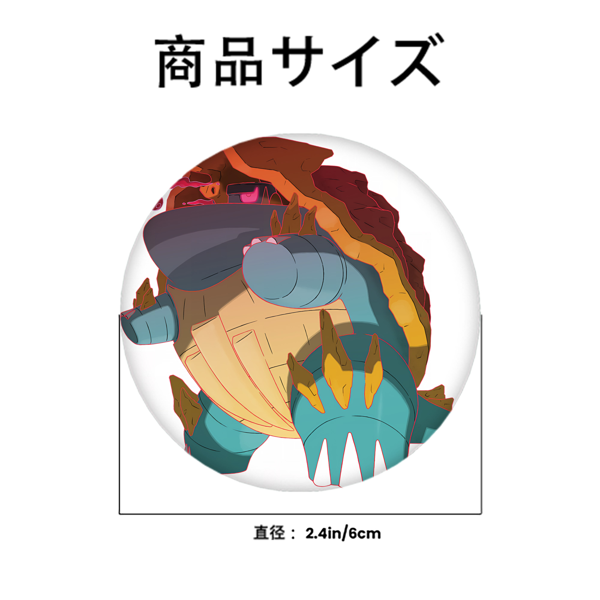 ポケットモンスター Pokémon 6cm 缶バッジ 複数セット