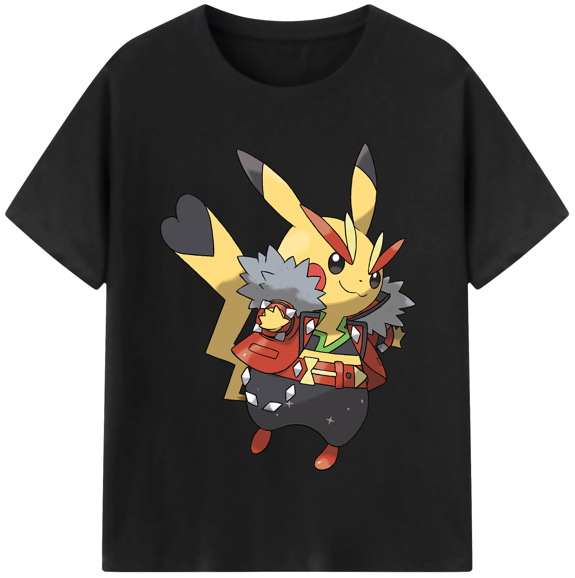 （画像用） ポケットモンスター Pokémon 綿100％半袖Tシャツ（フロントプリント）