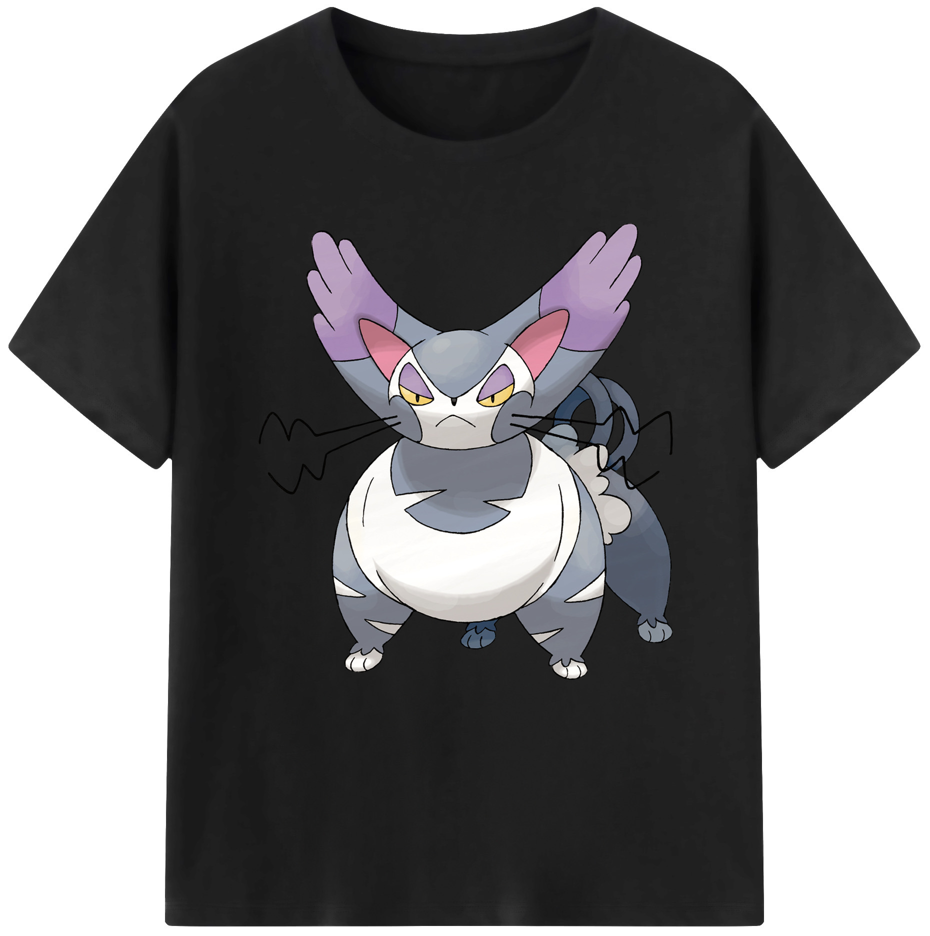 （画像用） ポケットモンスター Pokémon 綿100％半袖Tシャツ（フロントプリント）